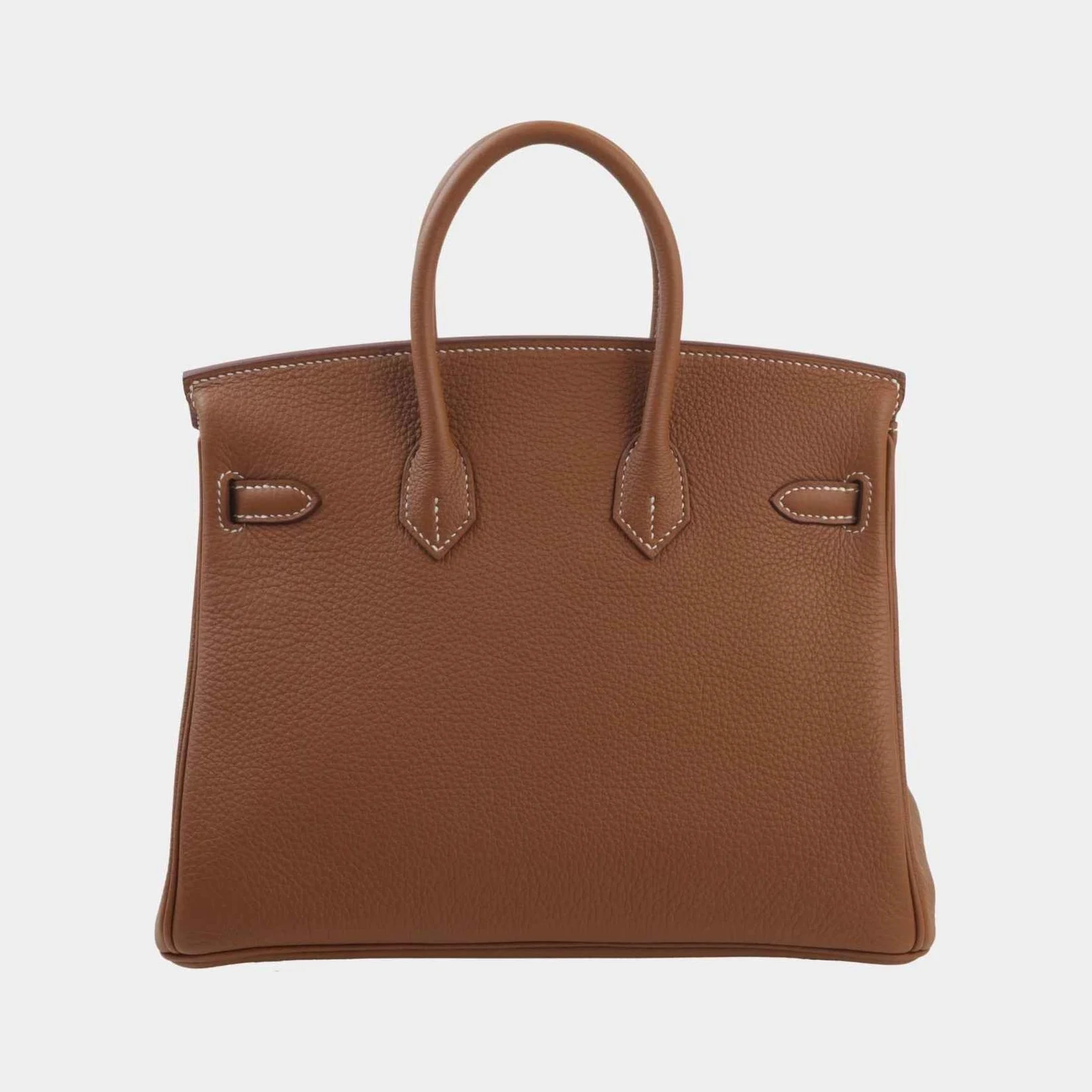 Hermès Birkin 25 Togo Gold/Gris Misty PHW