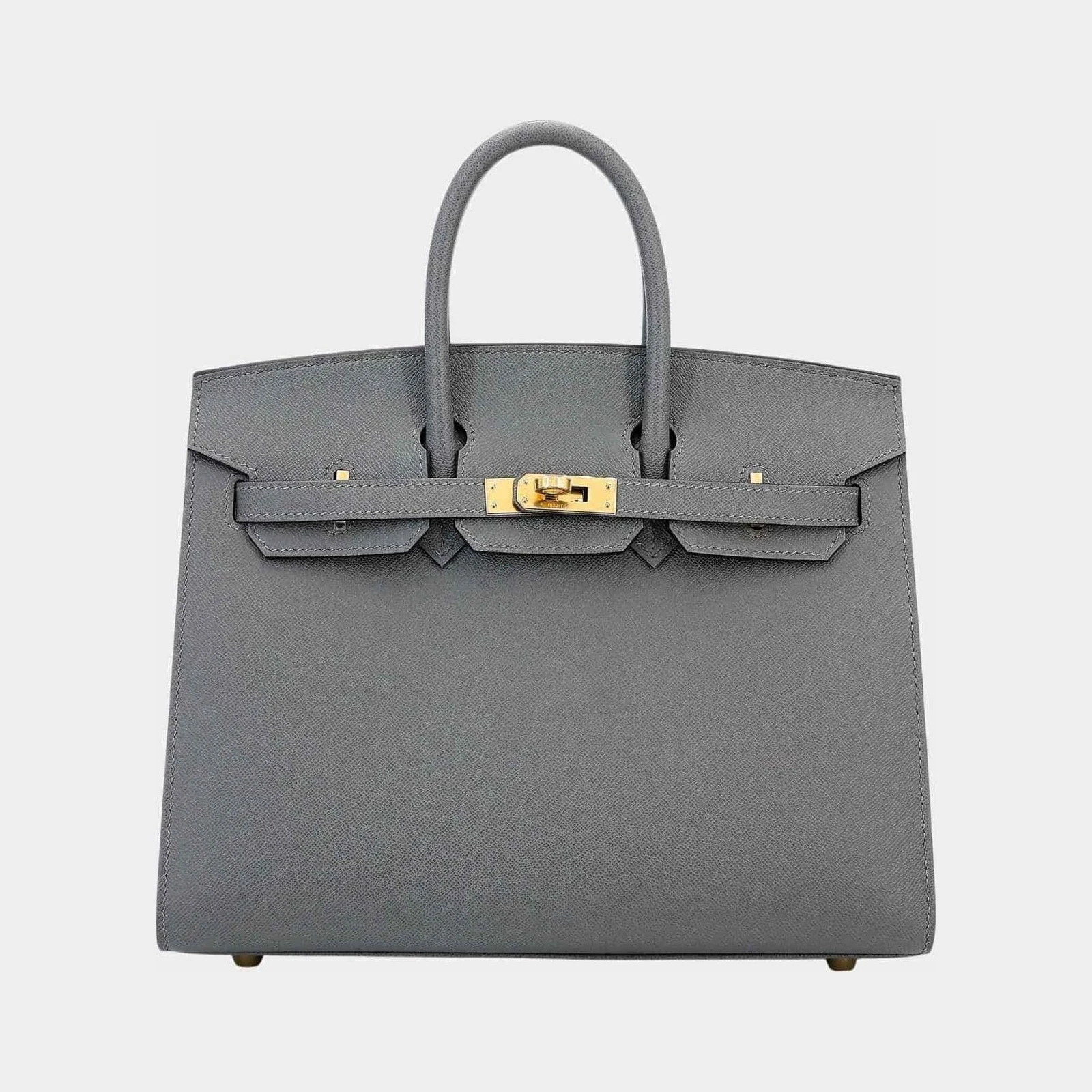 Hermès Birkin 25 Madame Sellier Gris Meyer GHW