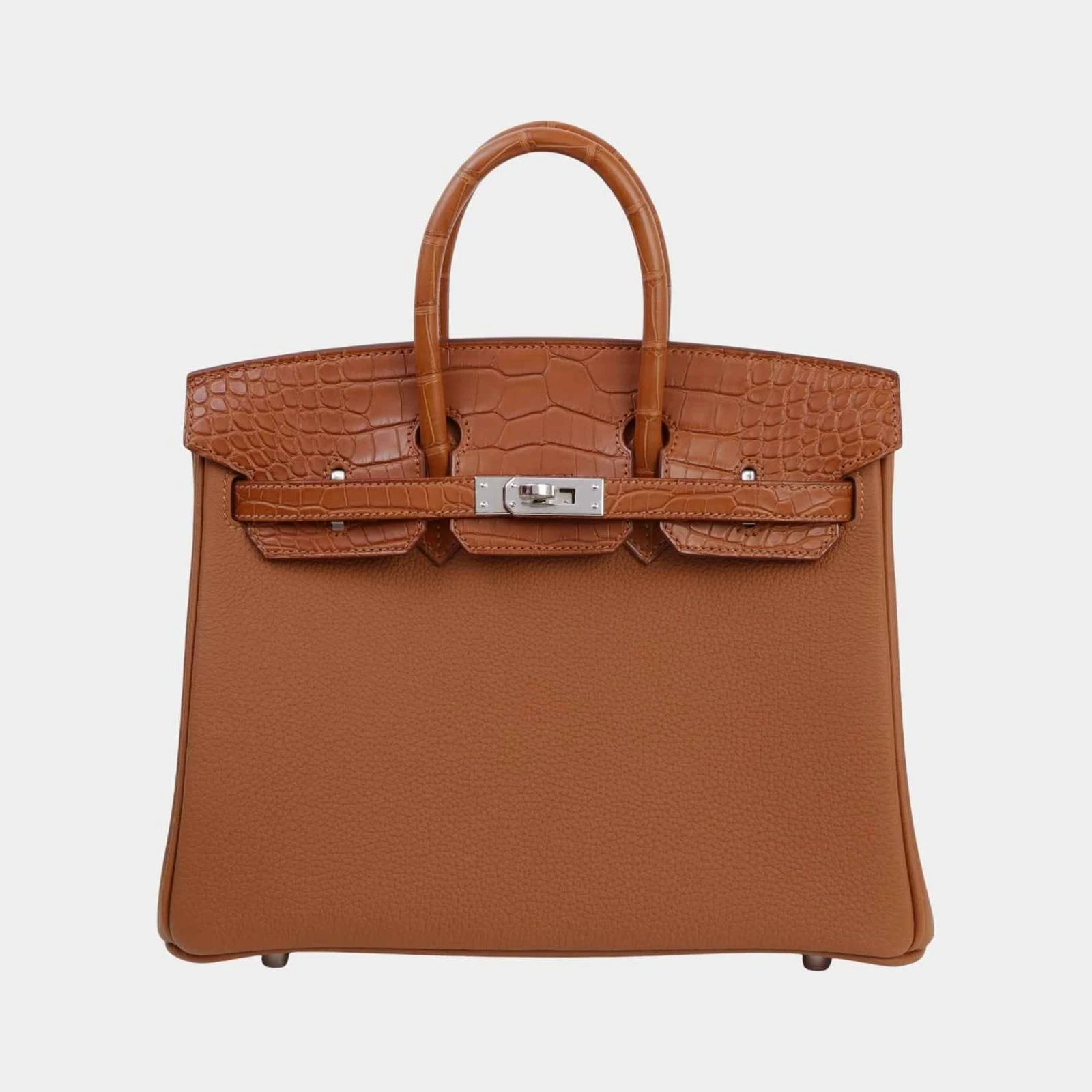 Hermès Birkin 25 Touch Matte Alligator Togo PHW