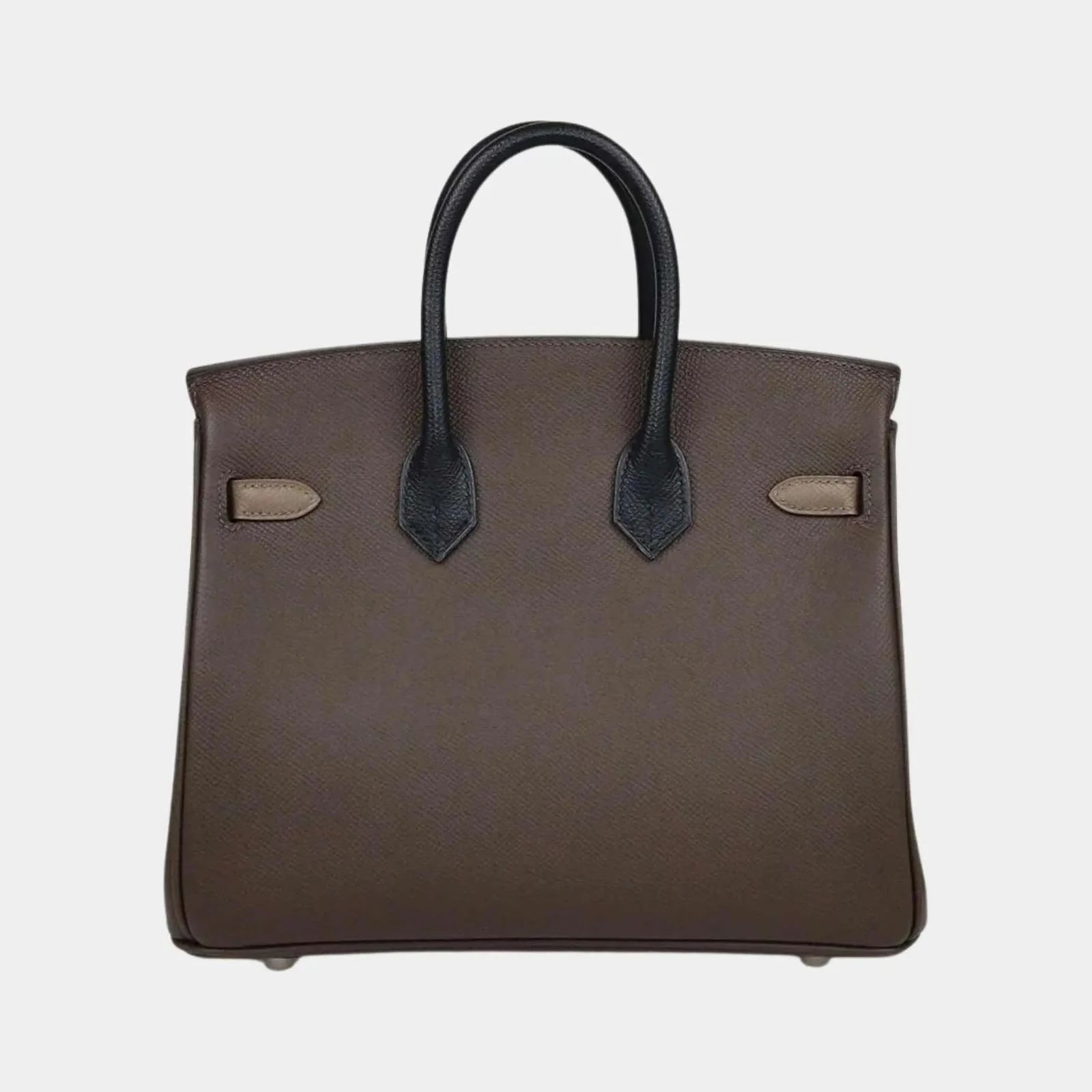 Hermès Birkin 25 Togo Tricolor Ecorce/Etoupe/Black PHW
