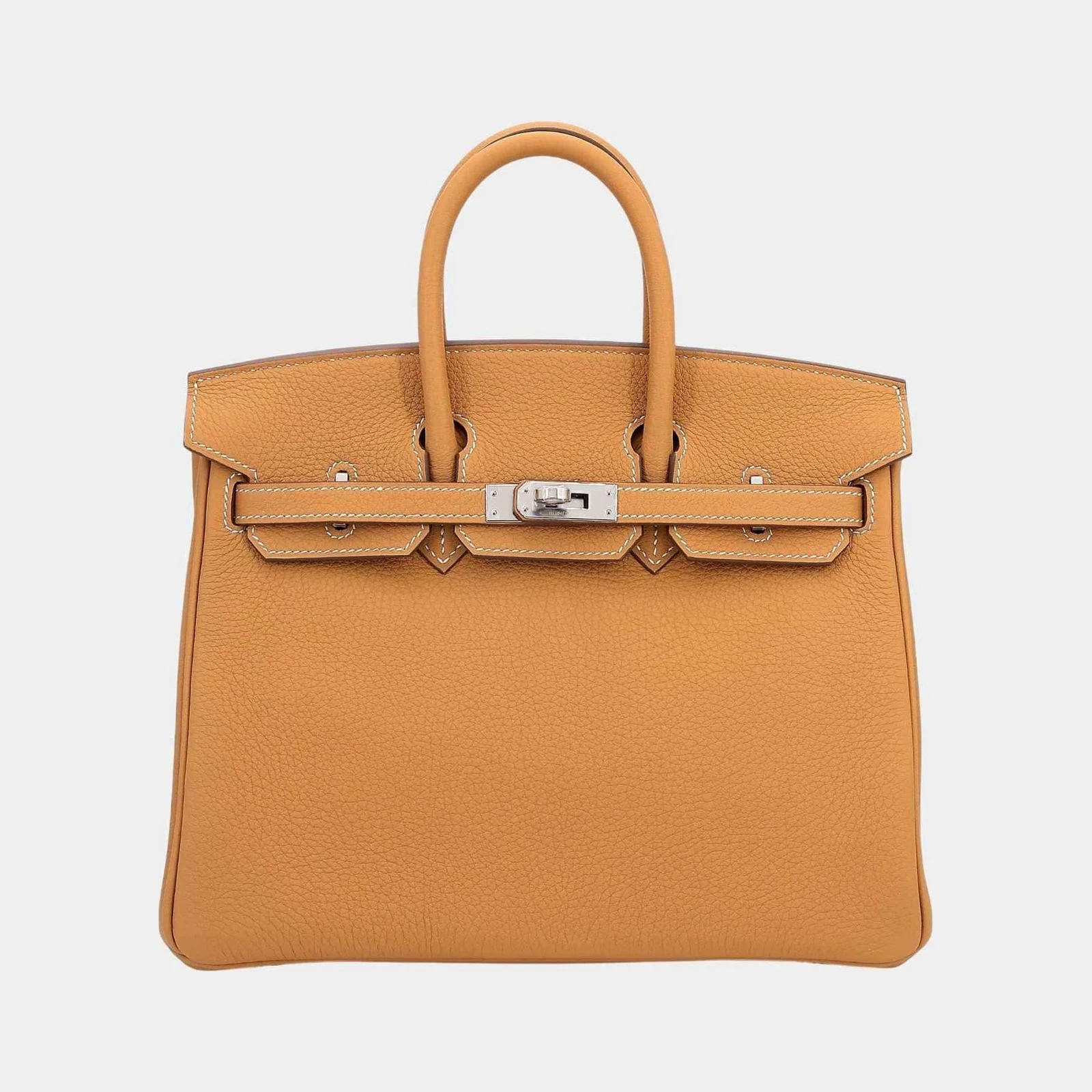 Hermès Birkin 25 Togo Natural Sable PHW