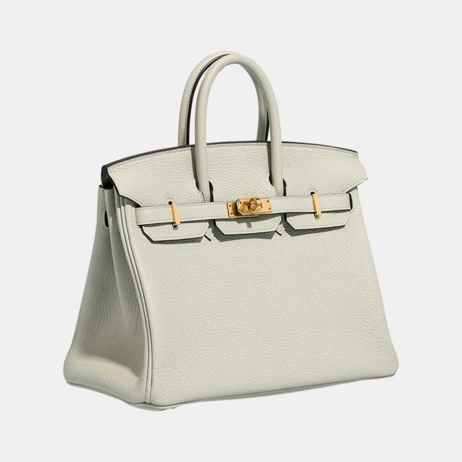 Hermès Birkin 25 Togo Gris Neve GHW