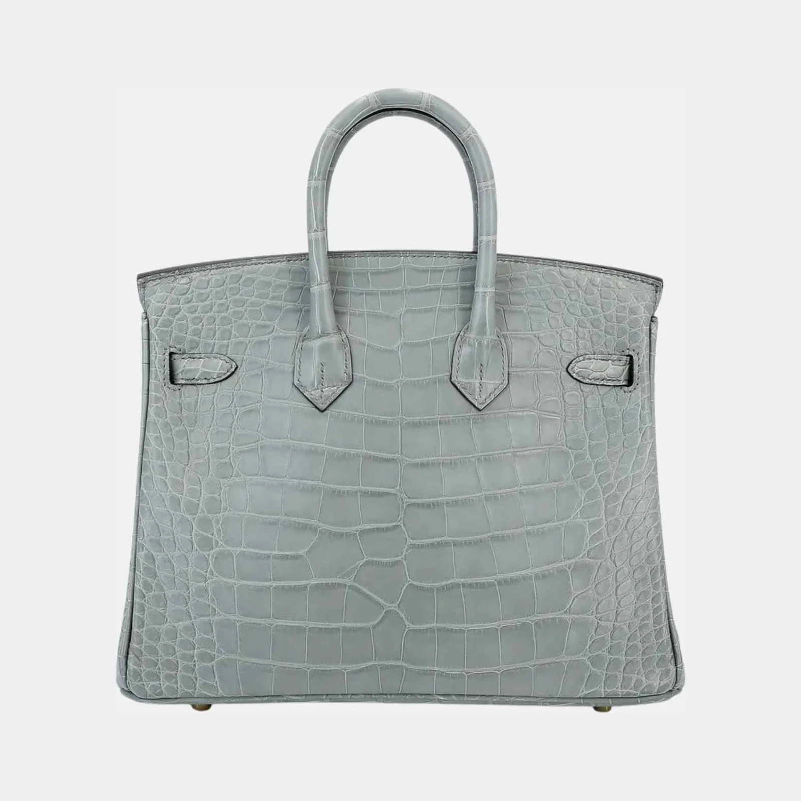 Hermès Birkin 25 Matte Alligator Gris Ciment GHW