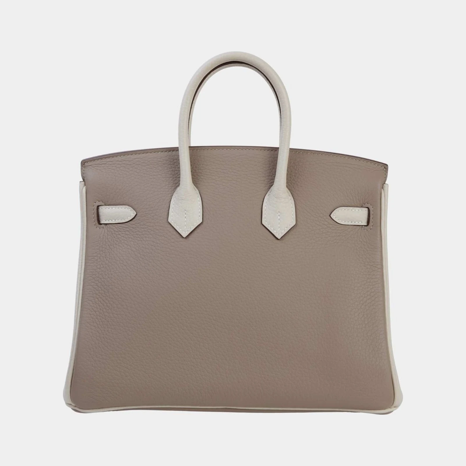 Hermès Birkin 25 HSS Togo Gris Tourterelle/Craie PHW