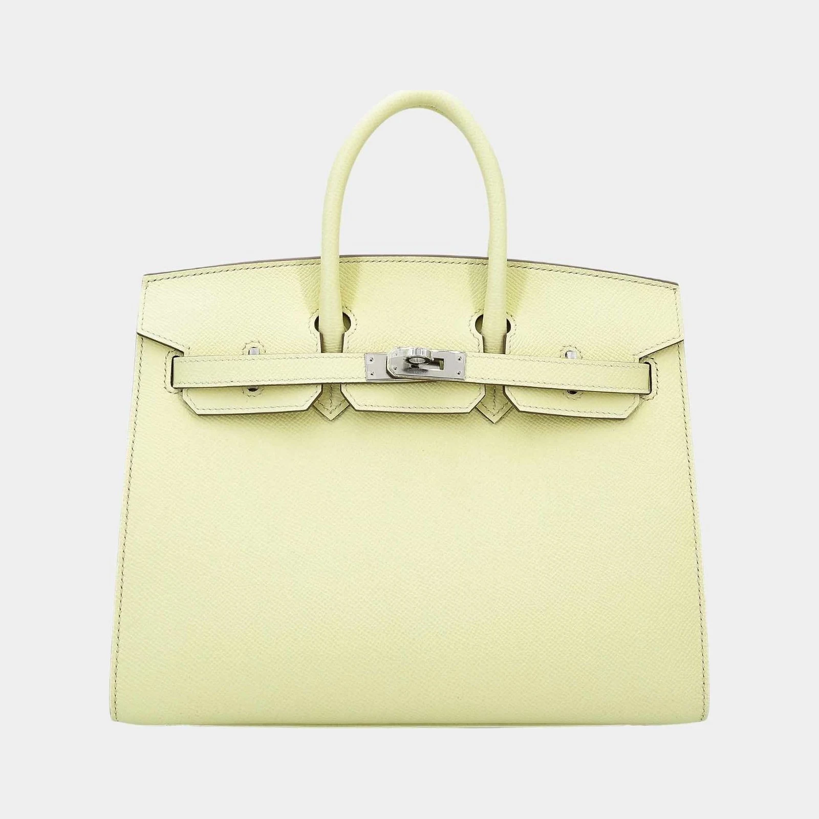 Hermès Birkin 25 Epsom Sellier Jaune Milton PHW