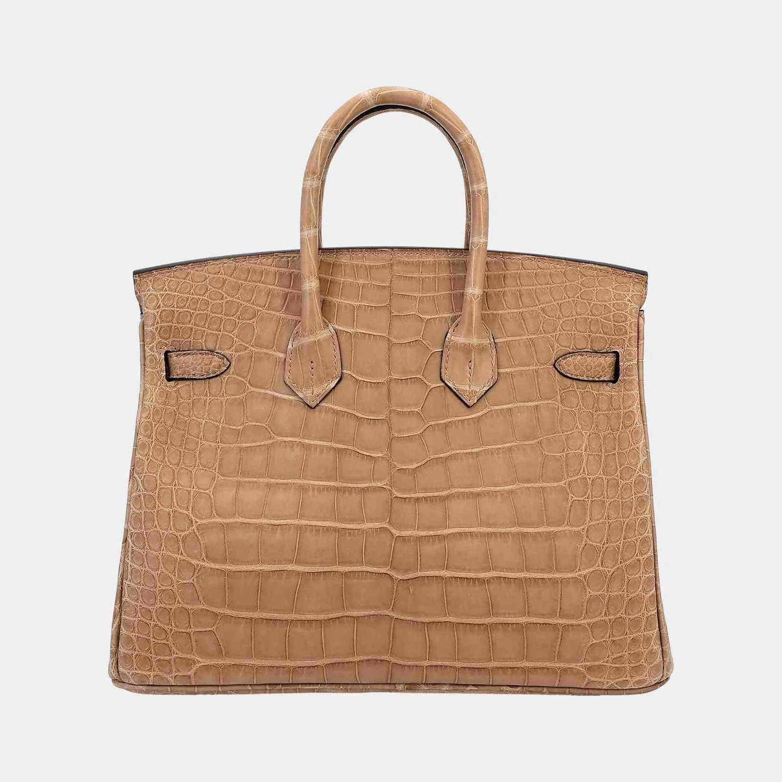 Hermès Birkin 25 Matte Alligator Chai GHW