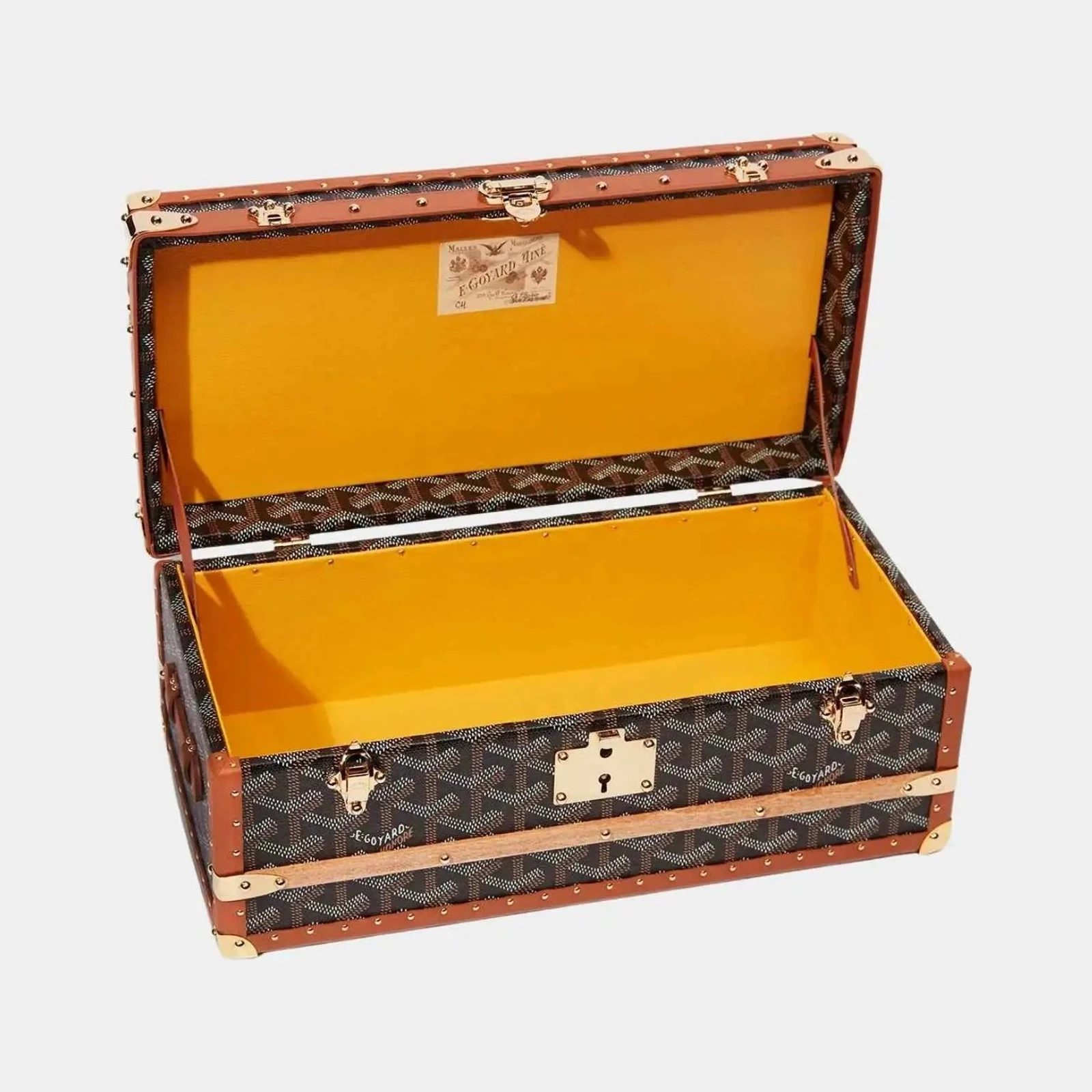 Goyard 352 Case with Two Trunk Clasps