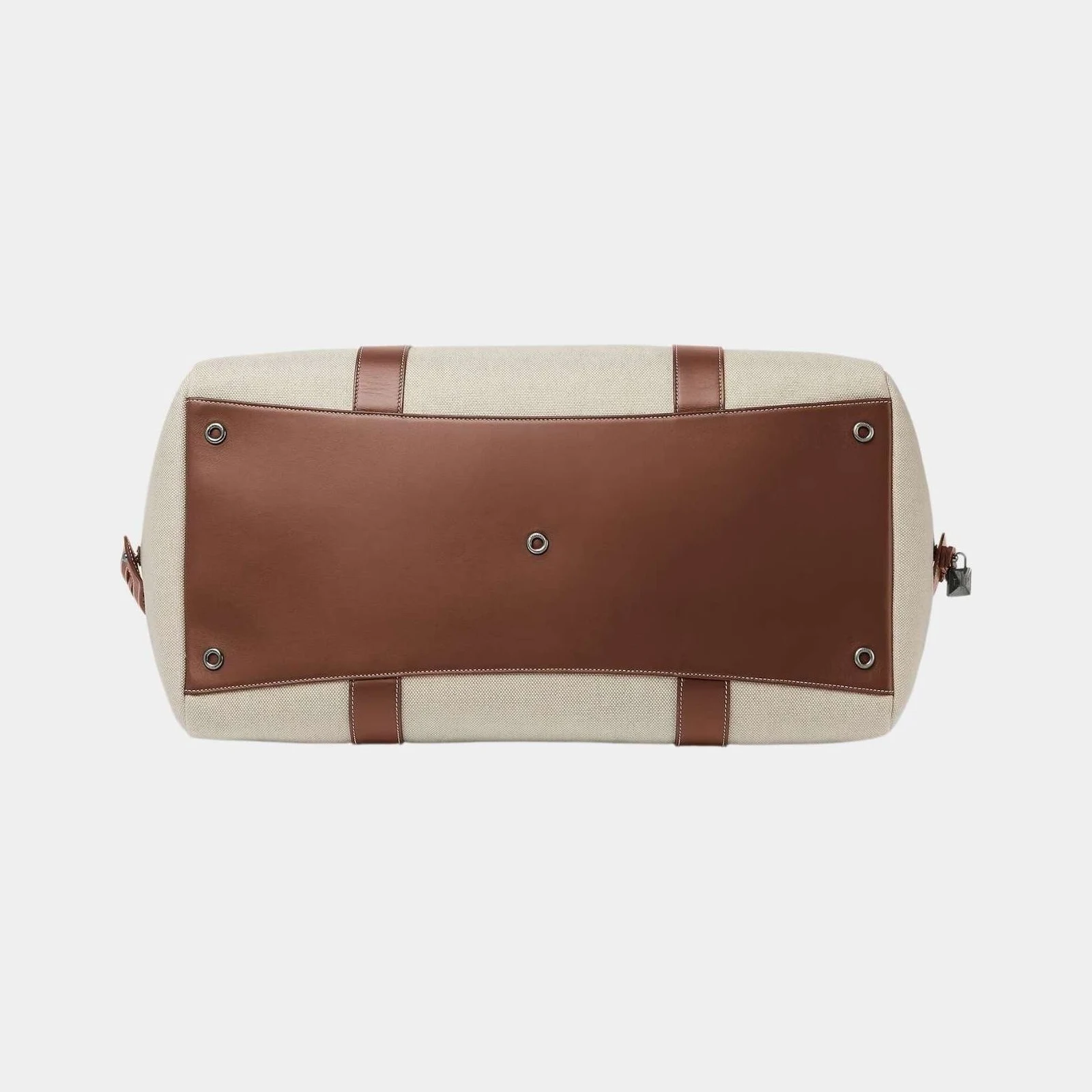 Loro Piana Loom Weekender Bag L42 Cotton-Linen And Calfskin