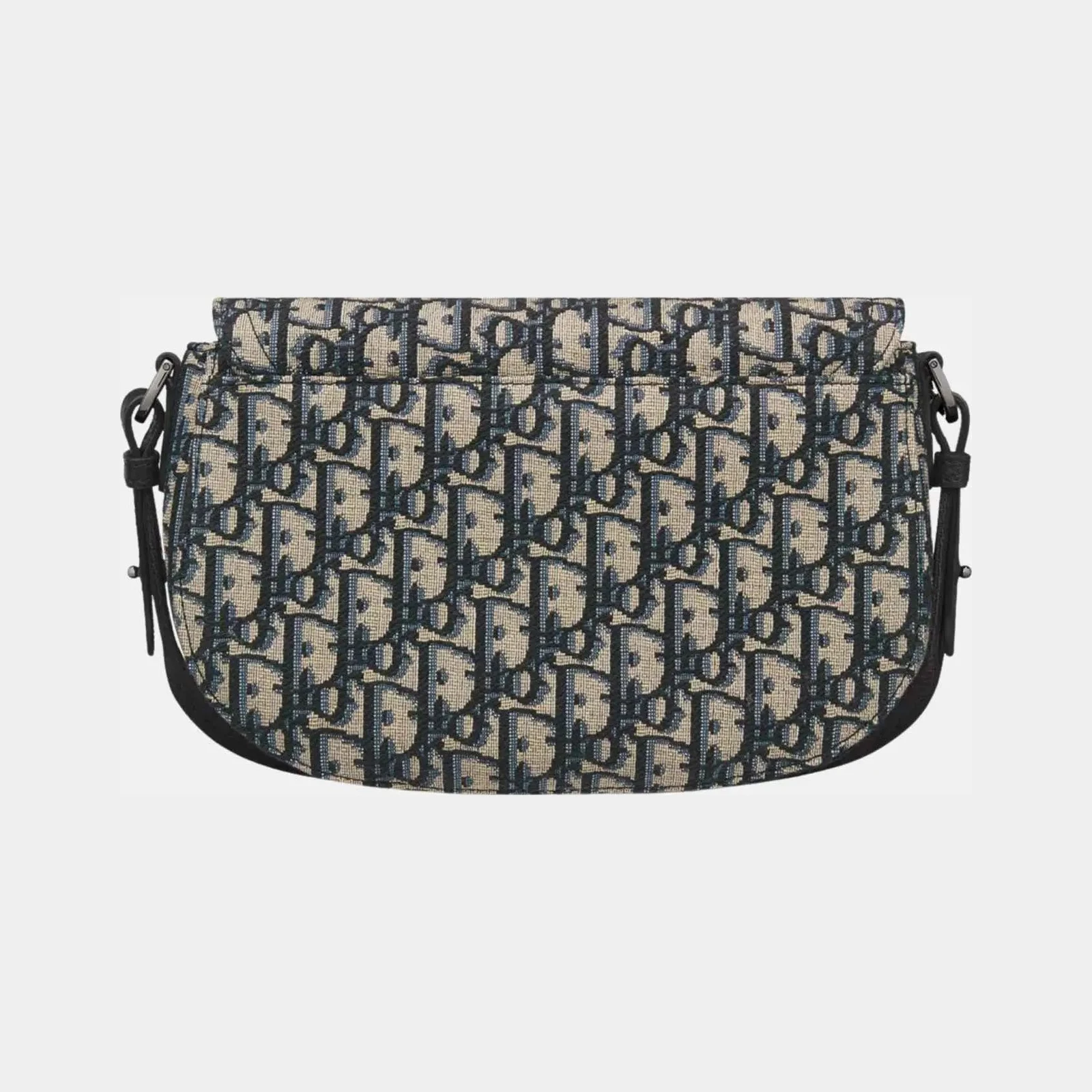 Dior Saddle Messenger Bag In Oblique Jacquard And Grained Calfskin