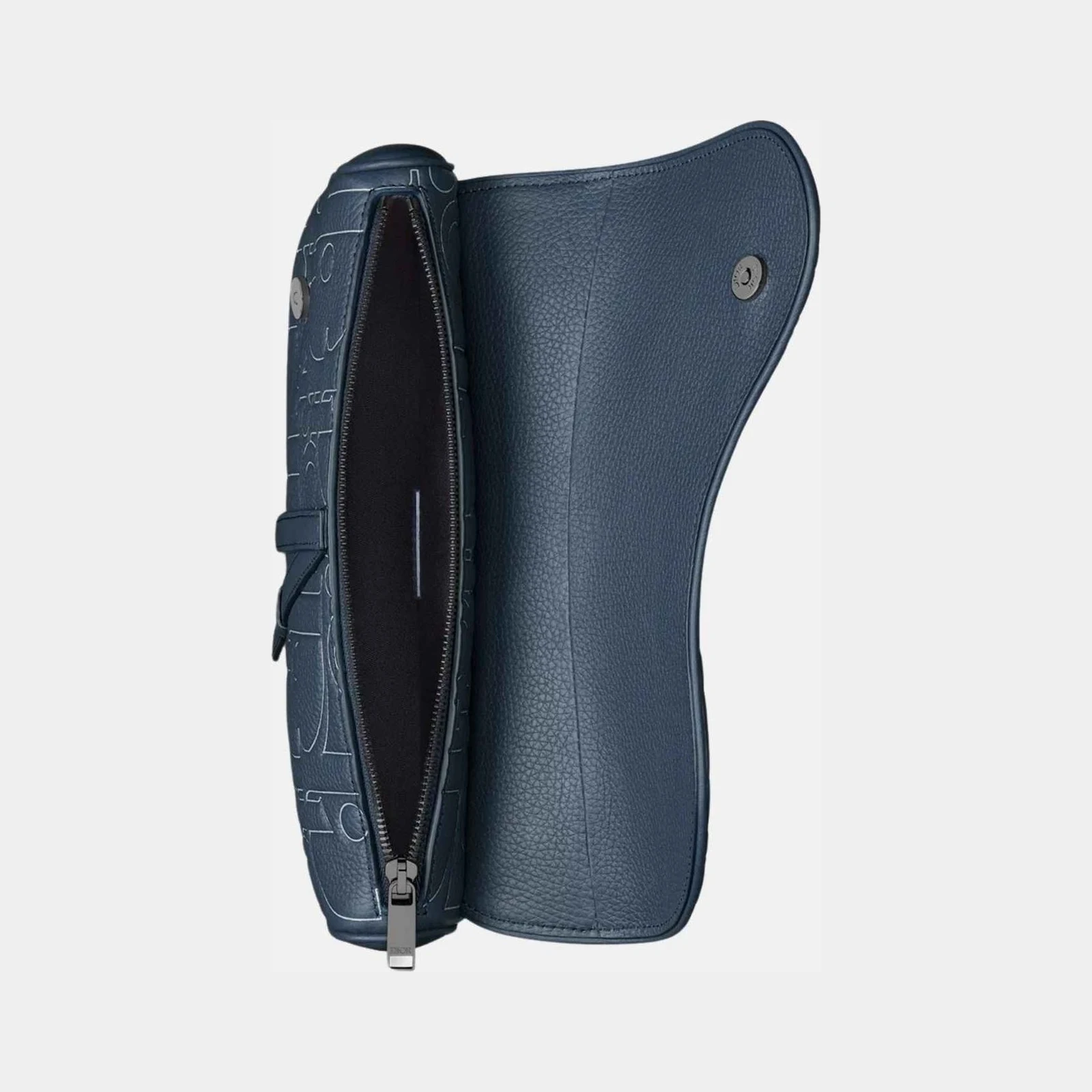 Dior Saddle Bag In Gravity Outline Leather And Grained Calfskin