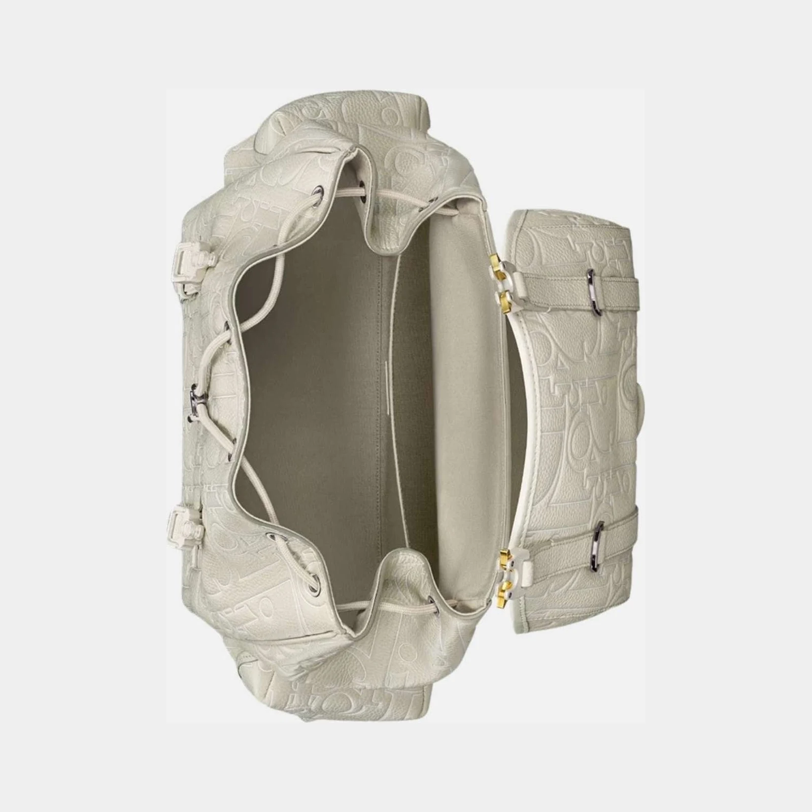 Dior Hit The Road Backpack In Outline Leather And Grained Calfskin