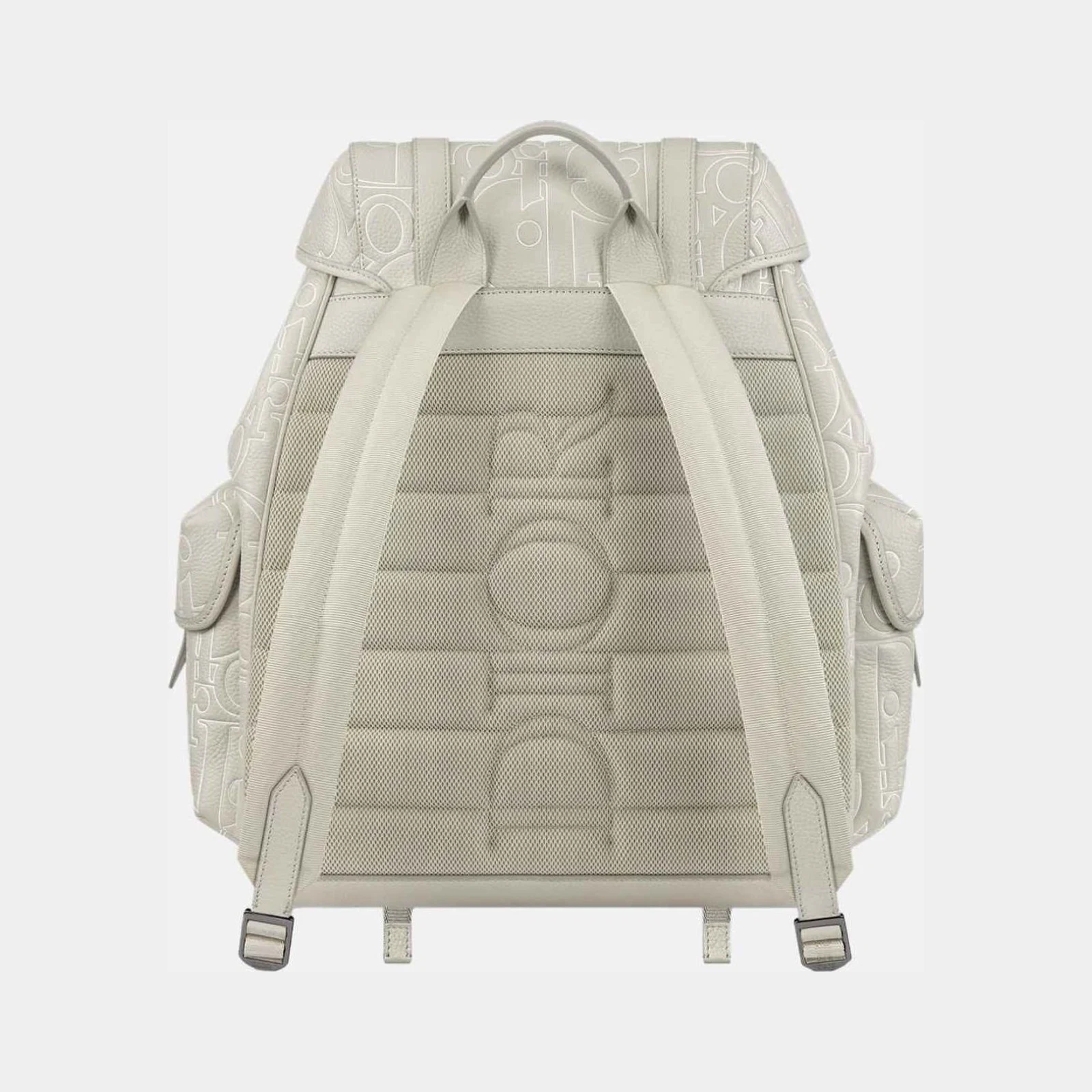 Dior Hit The Road Backpack In Outline Leather And Grained Calfskin