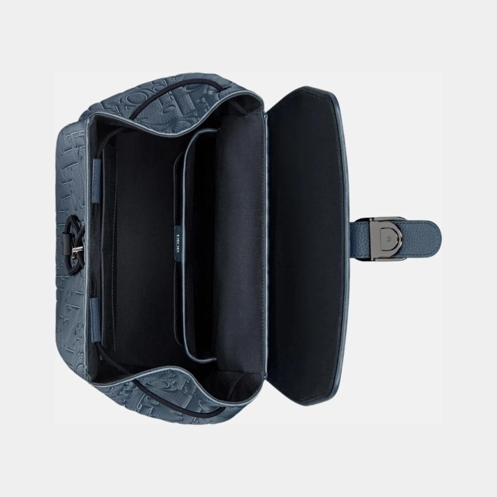 Dior Daily Backpack with Flap in Outline and Grained Calfskin