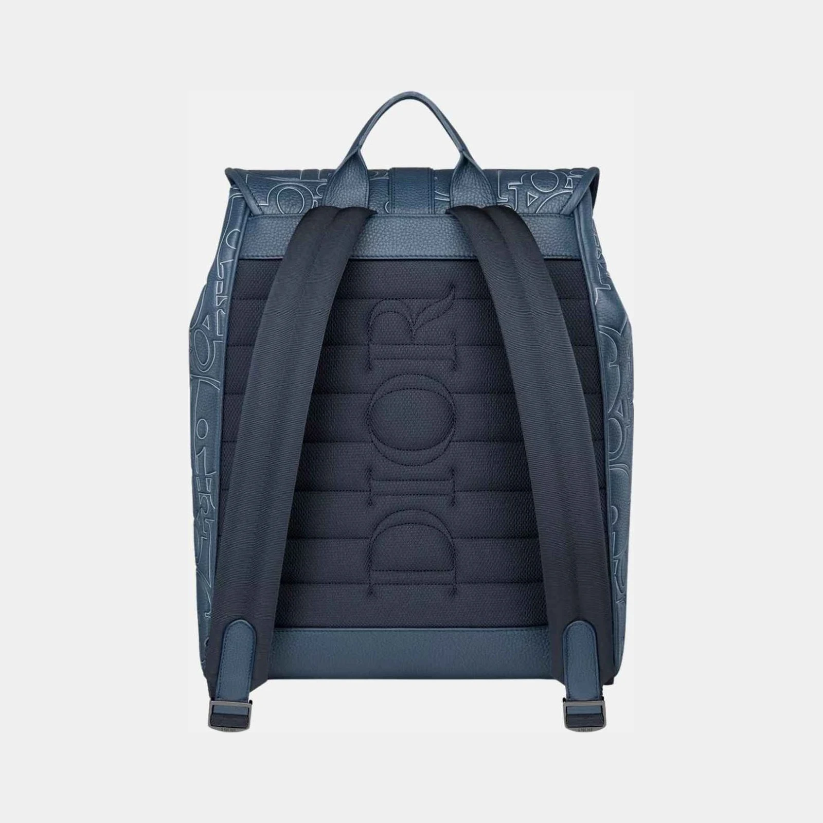 Dior Daily Backpack with Flap in Outline and Grained Calfskin