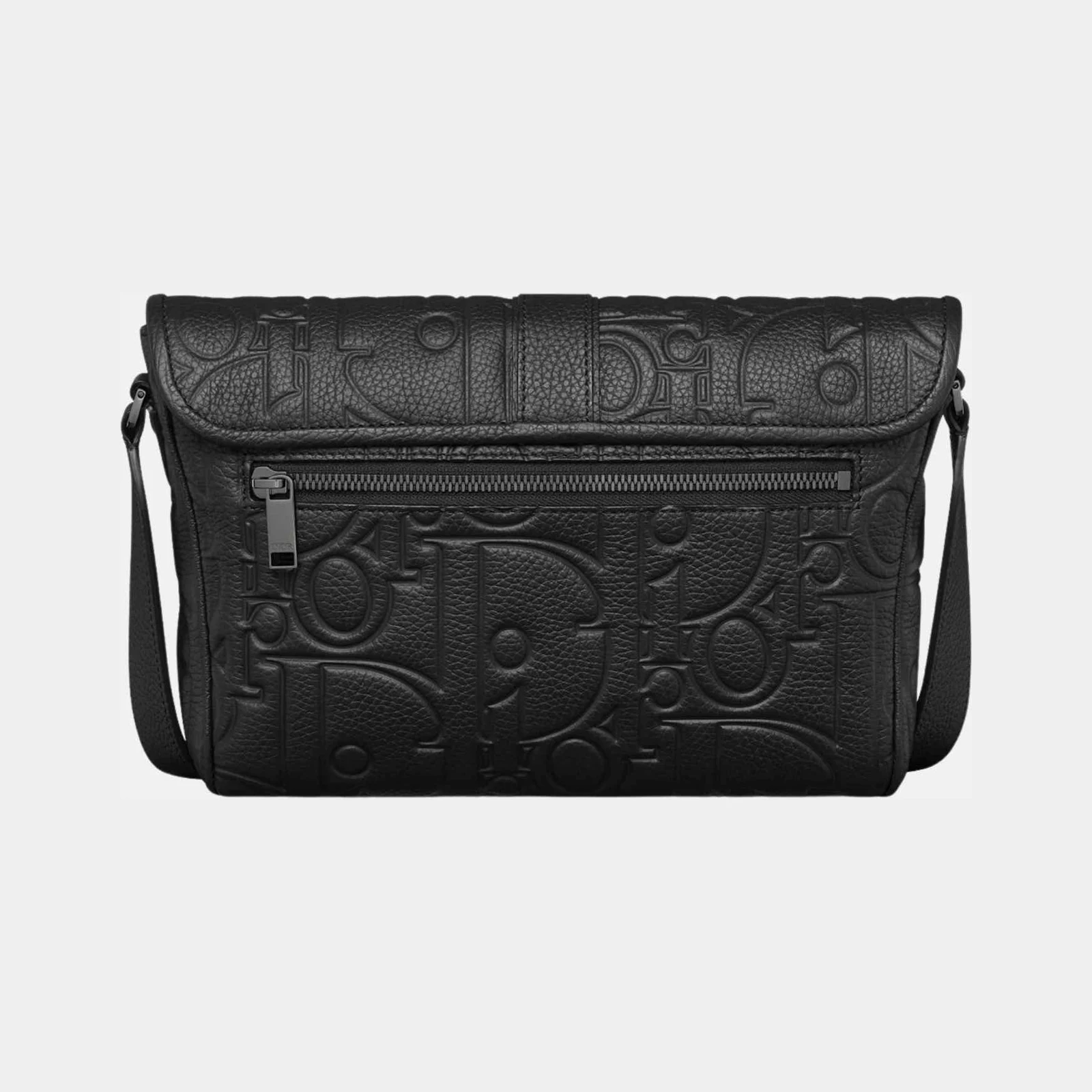 Dior Medium Daily Messenger Bag With Flap in Grained Calfskin