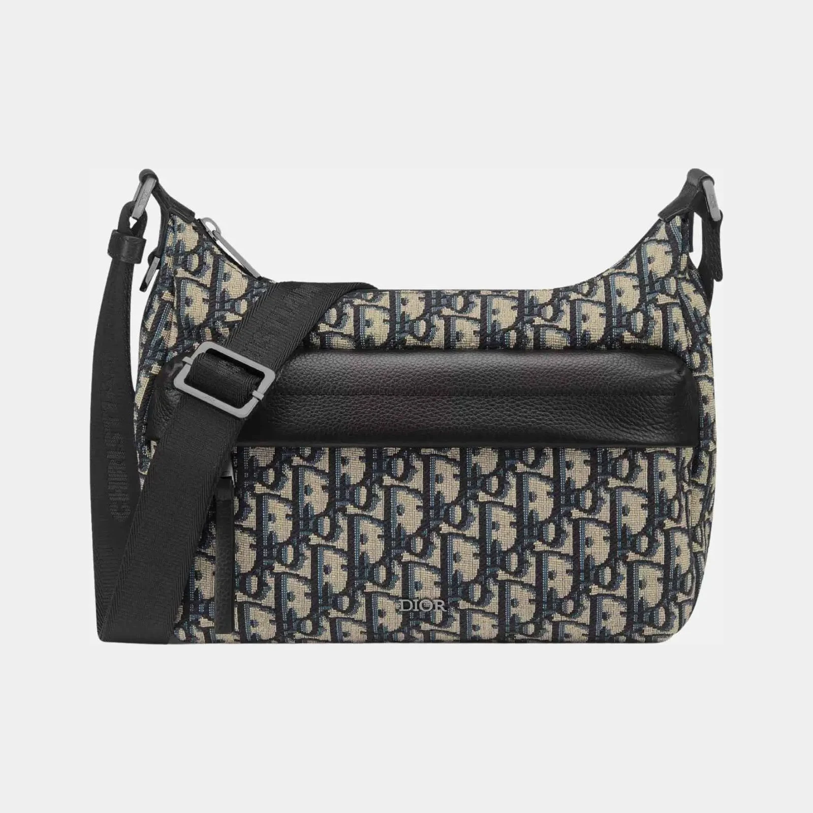 Dior Small Rider Soft Hobo Bag In Oblique Jacquard
