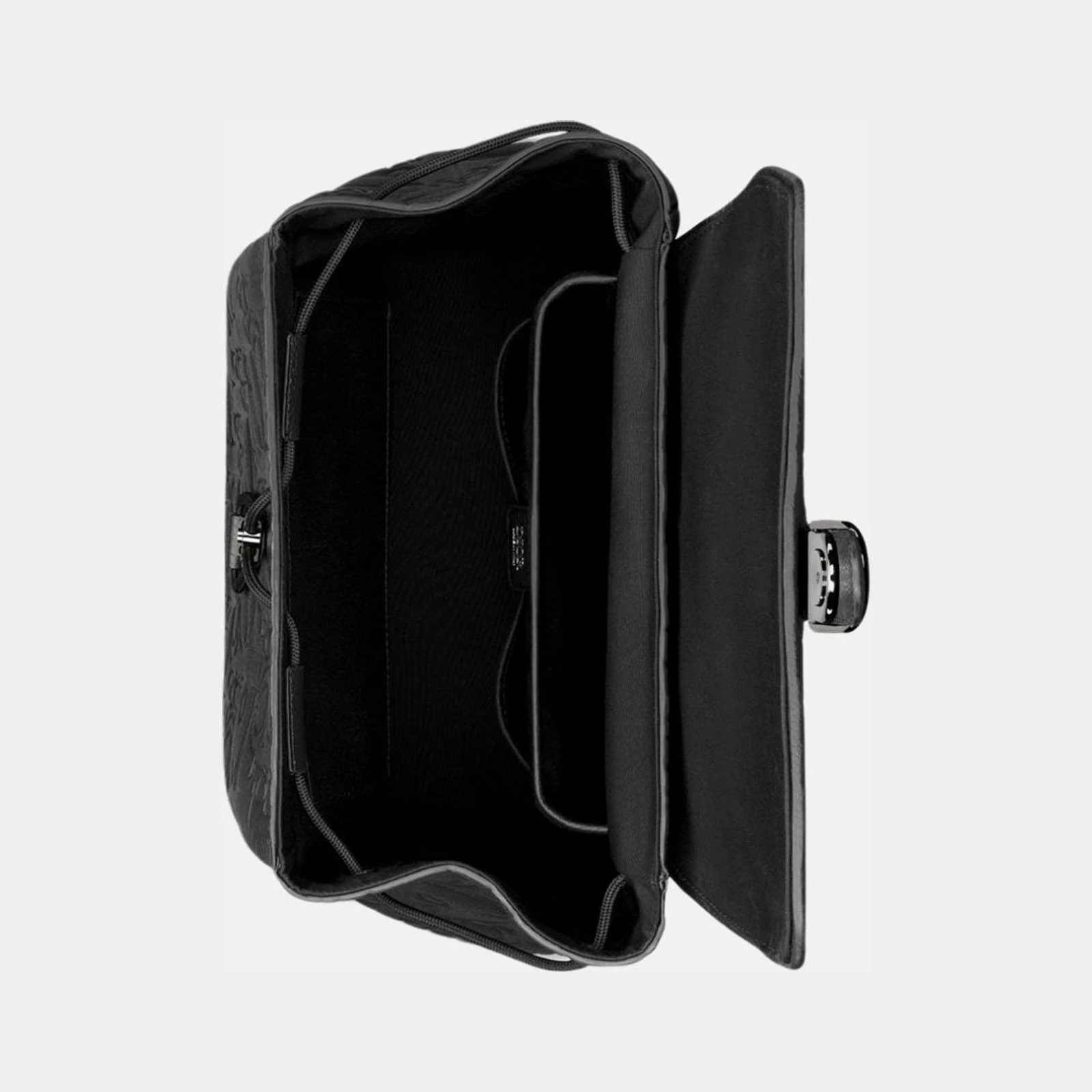 Dior Daily Backpack with Flap in Gravity and Grained Calfskin