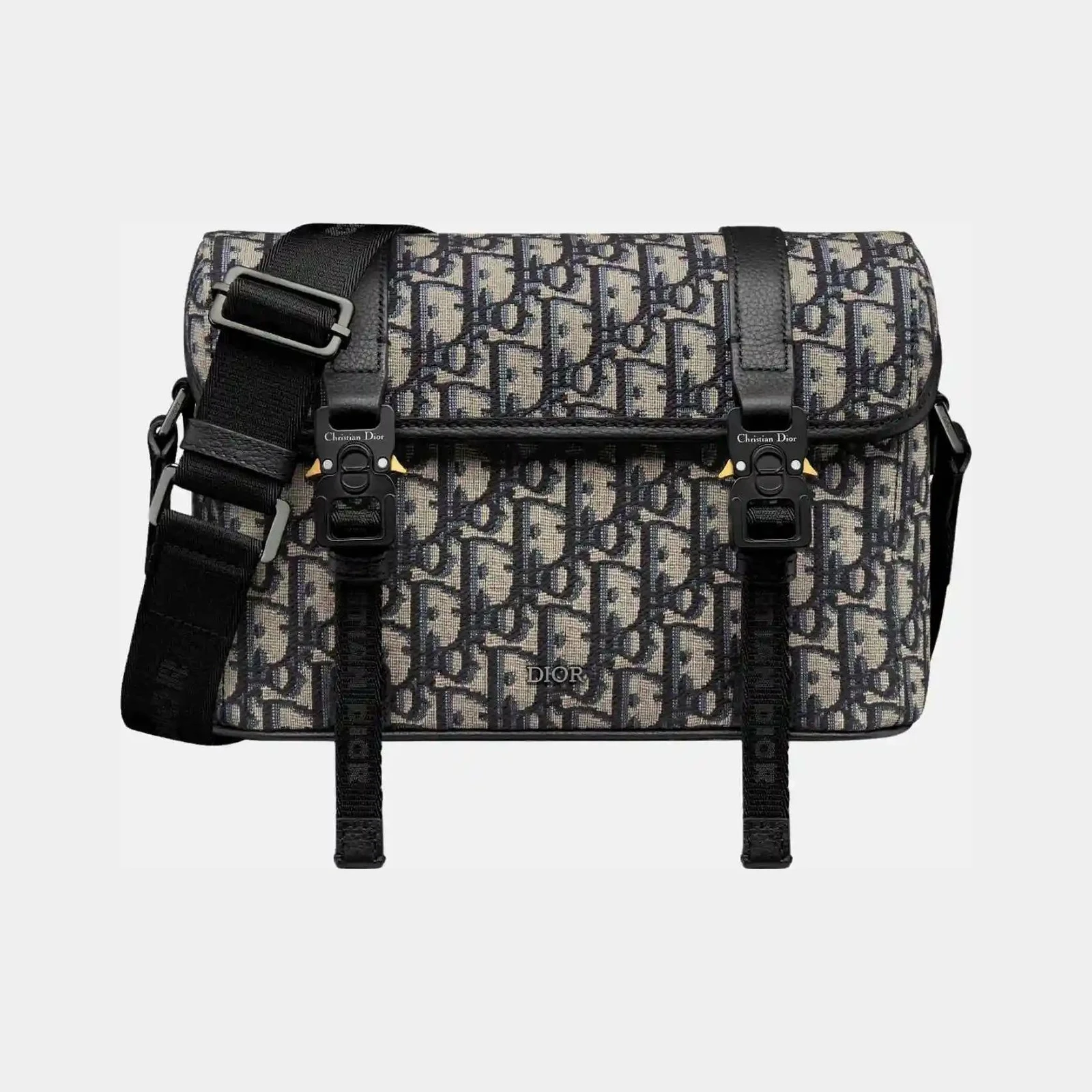 Dior Hit The Road Messenger Bag In Grained Calfskin
