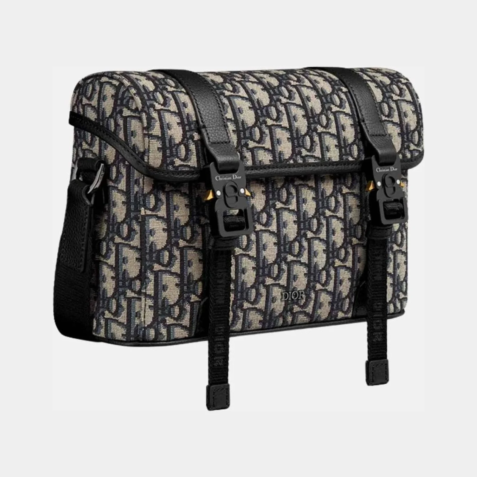 Dior Hit The Road Messenger Bag In Grained Calfskin