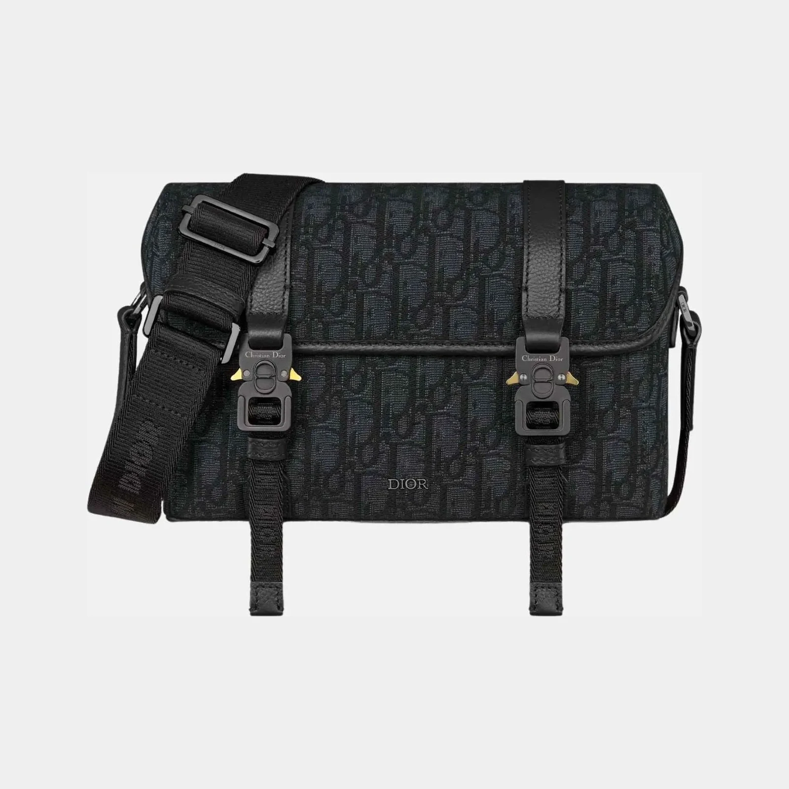 Dior Hit The Road Messenger Bag In Grained Calfskin