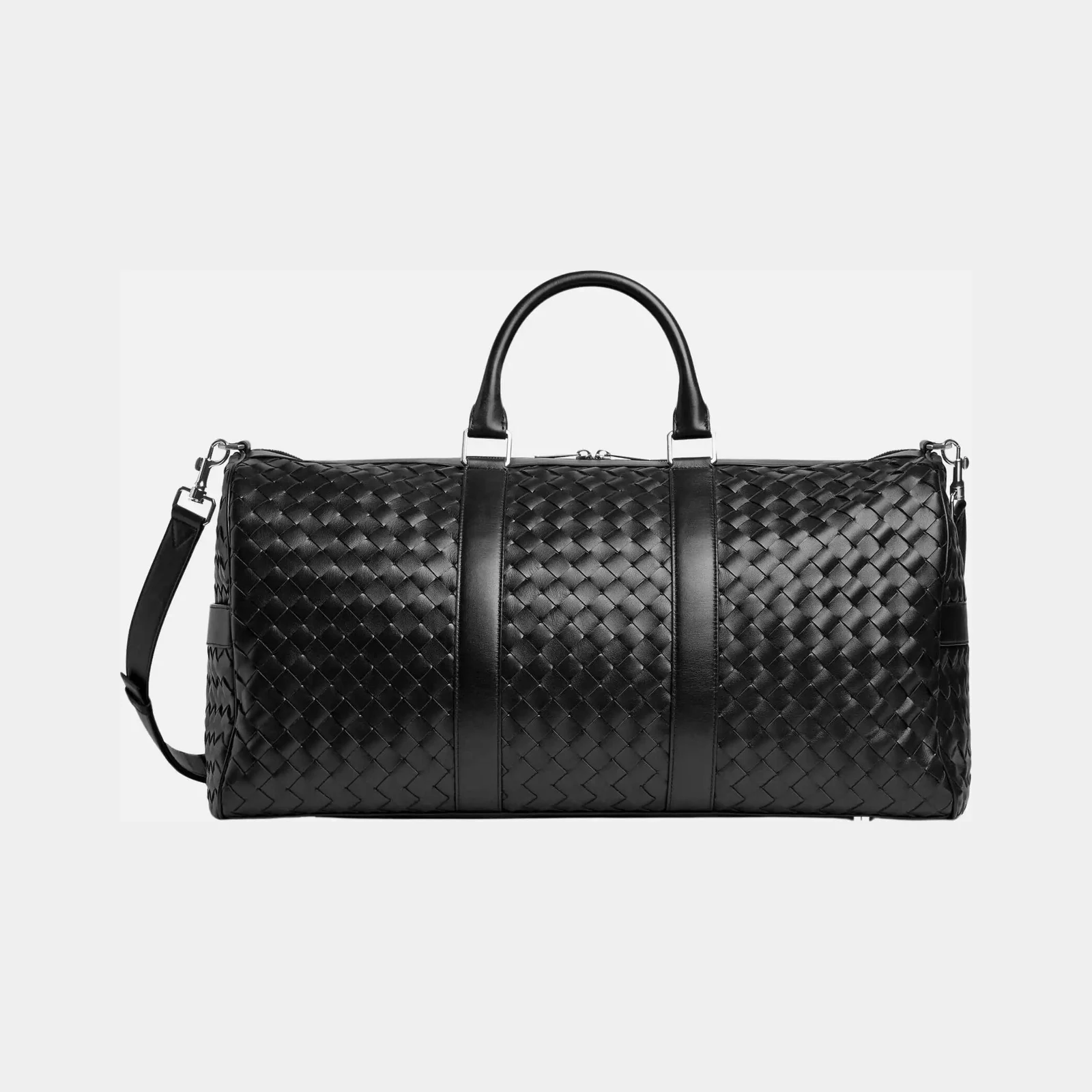 Bottega Veneta Cabin Duffle Bag In Intrecciato Leather
