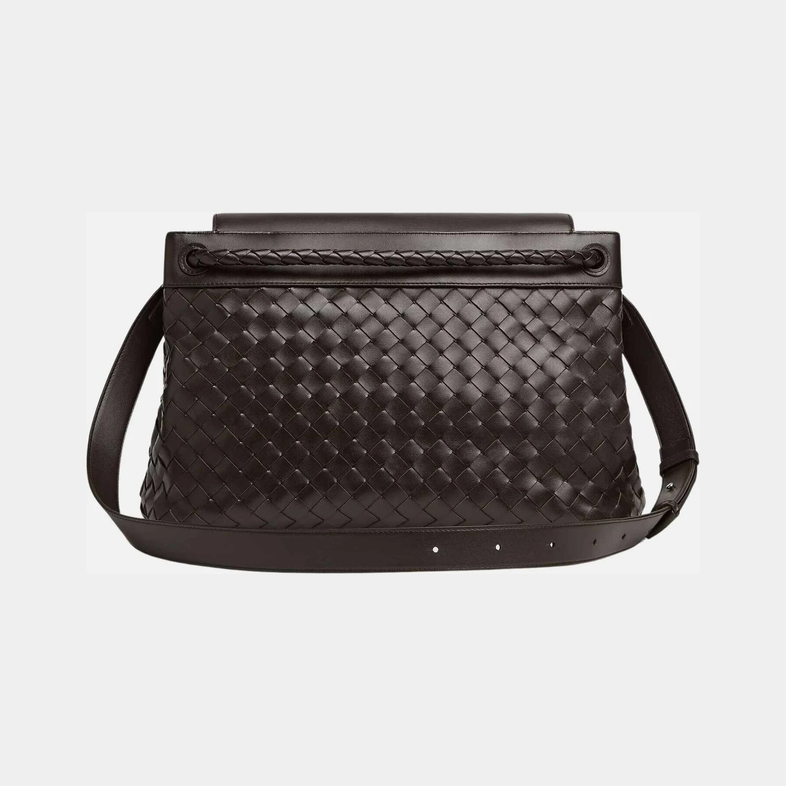 Bottega Veneta Andiamo Messenger Bag In Intrecciato Leather