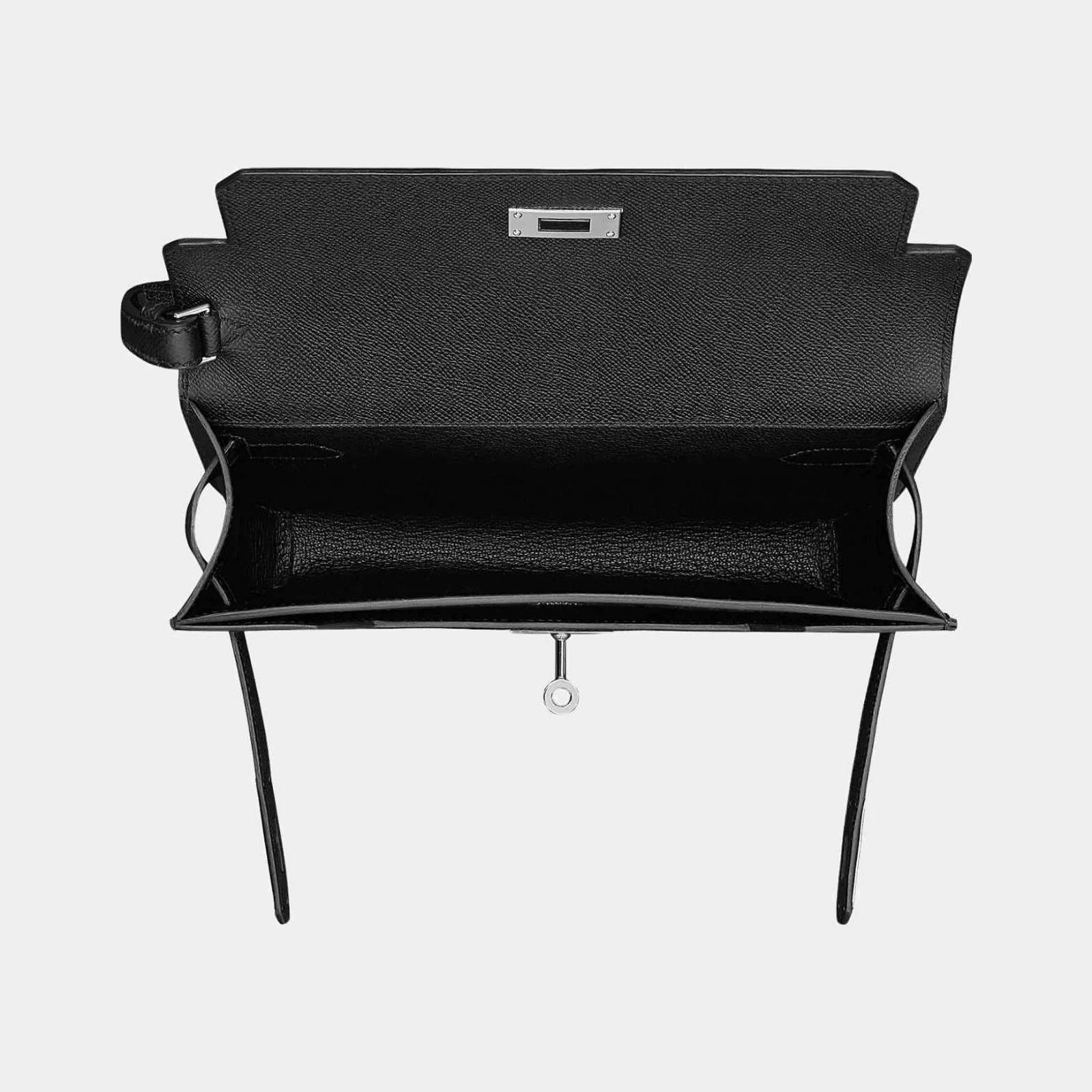 Hermès Kelly Depeches 25 Black PHW