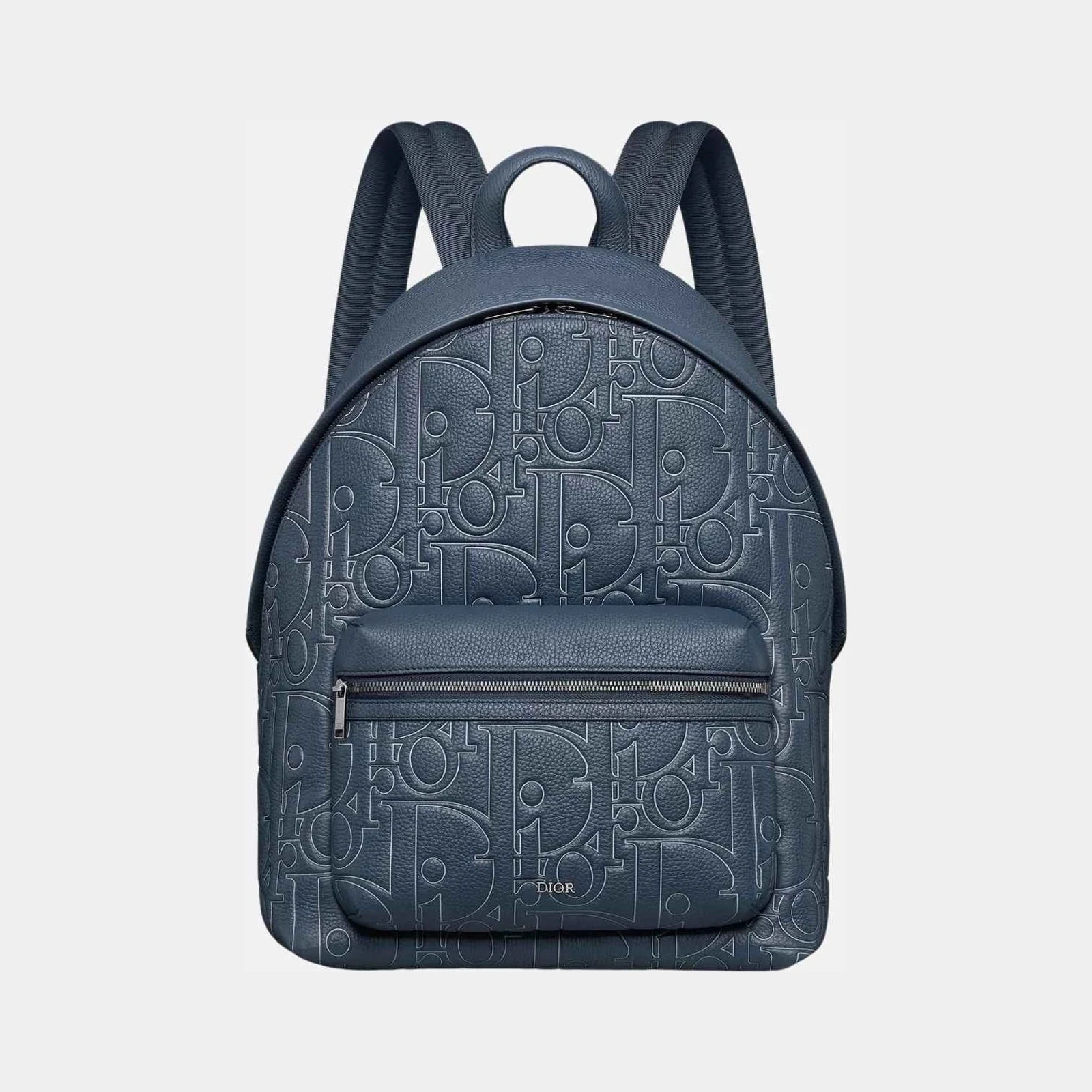 Dior Rider 2.0 Zipped Backpack in Outline and Grained Calfskin