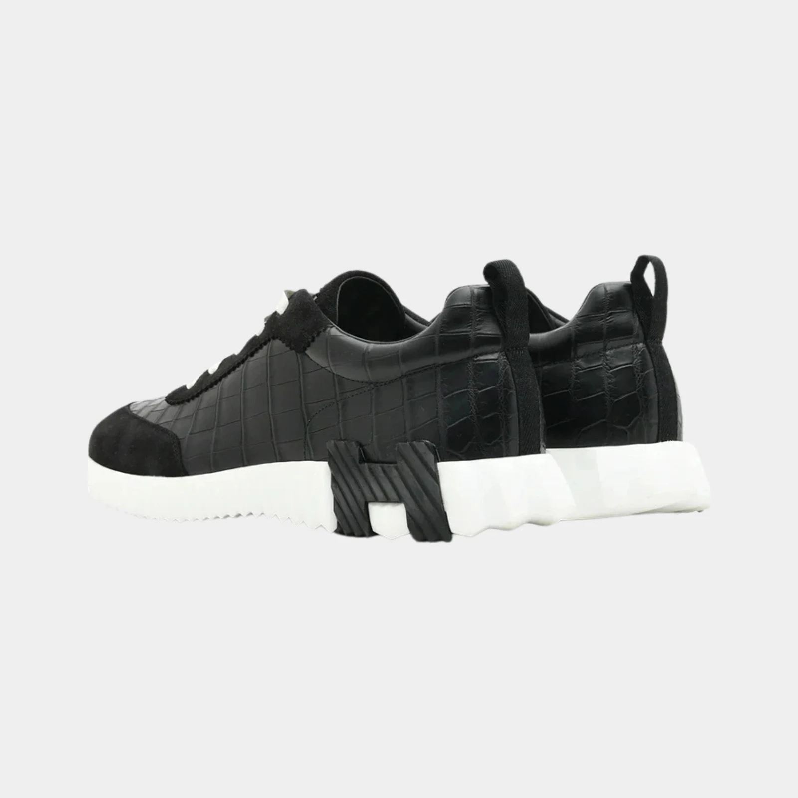 Hermès Bouncing Sneaker Suede Matte Niloticus Crocodile