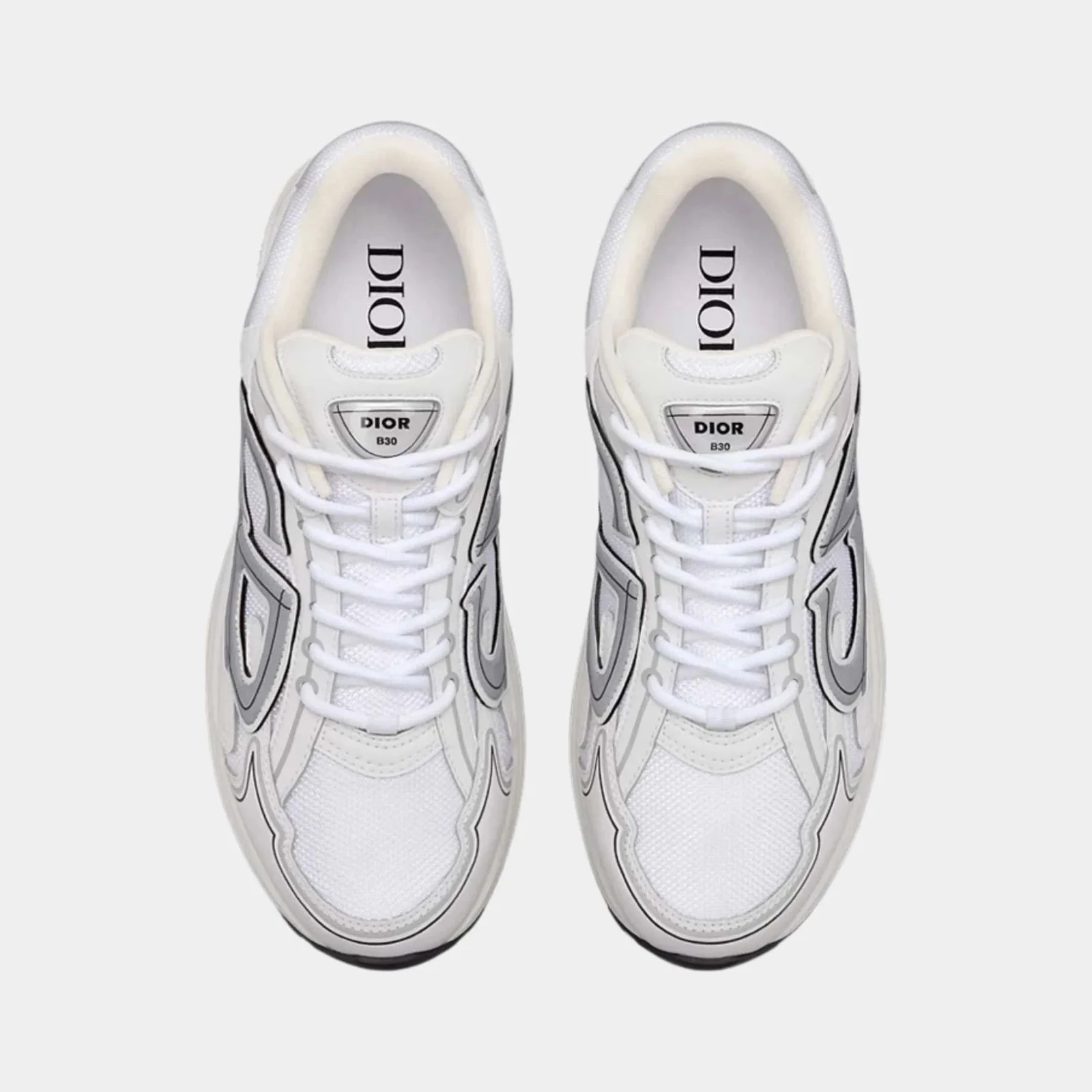 Dior B30 Countdown Sneaker White Mesh and Technical Fabric