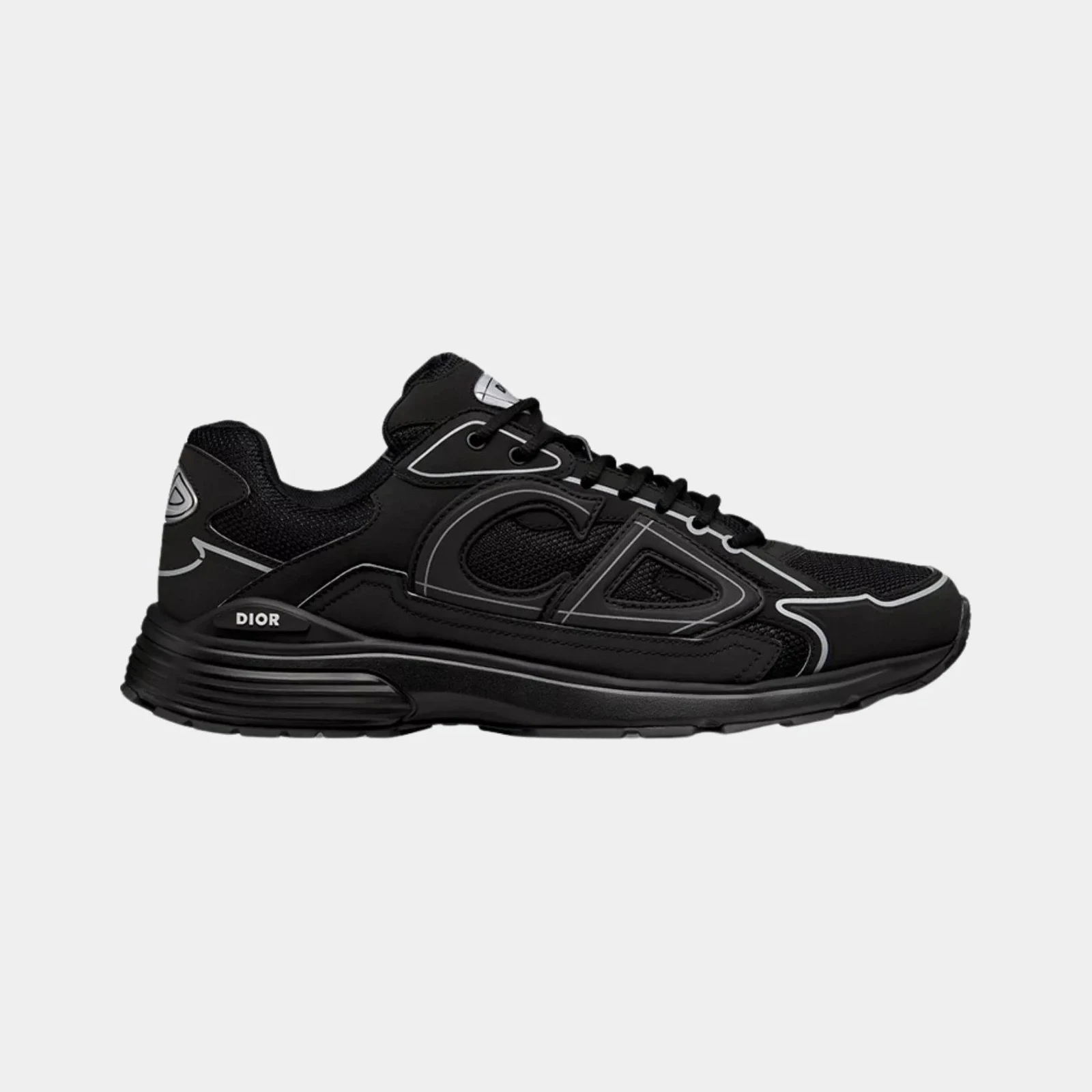 Dior B30 Countdown Sneaker Black Mesh and Black Technical Fabric