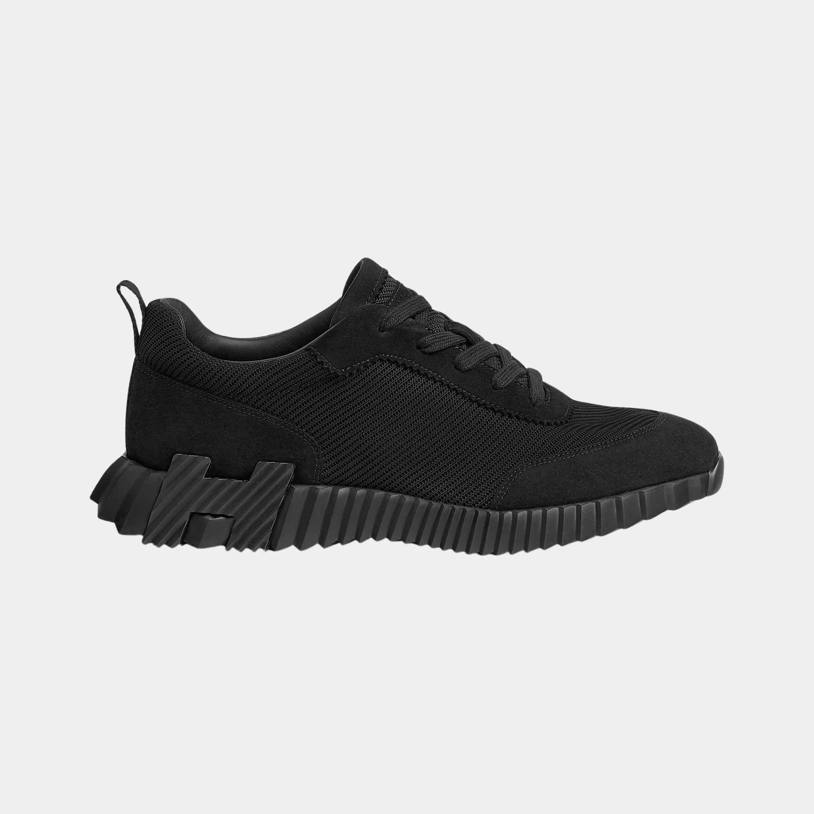 Hermès Bouncing Sneaker in Technical Mesh and Suede Men