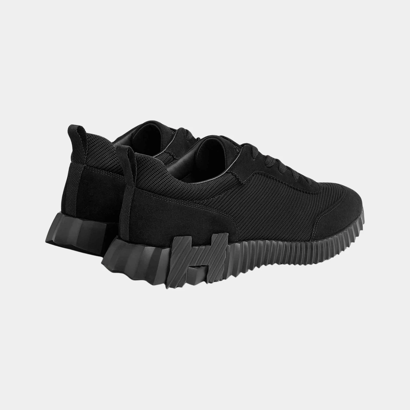 Hermès Bouncing Sneaker in Technical Mesh and Suede Men