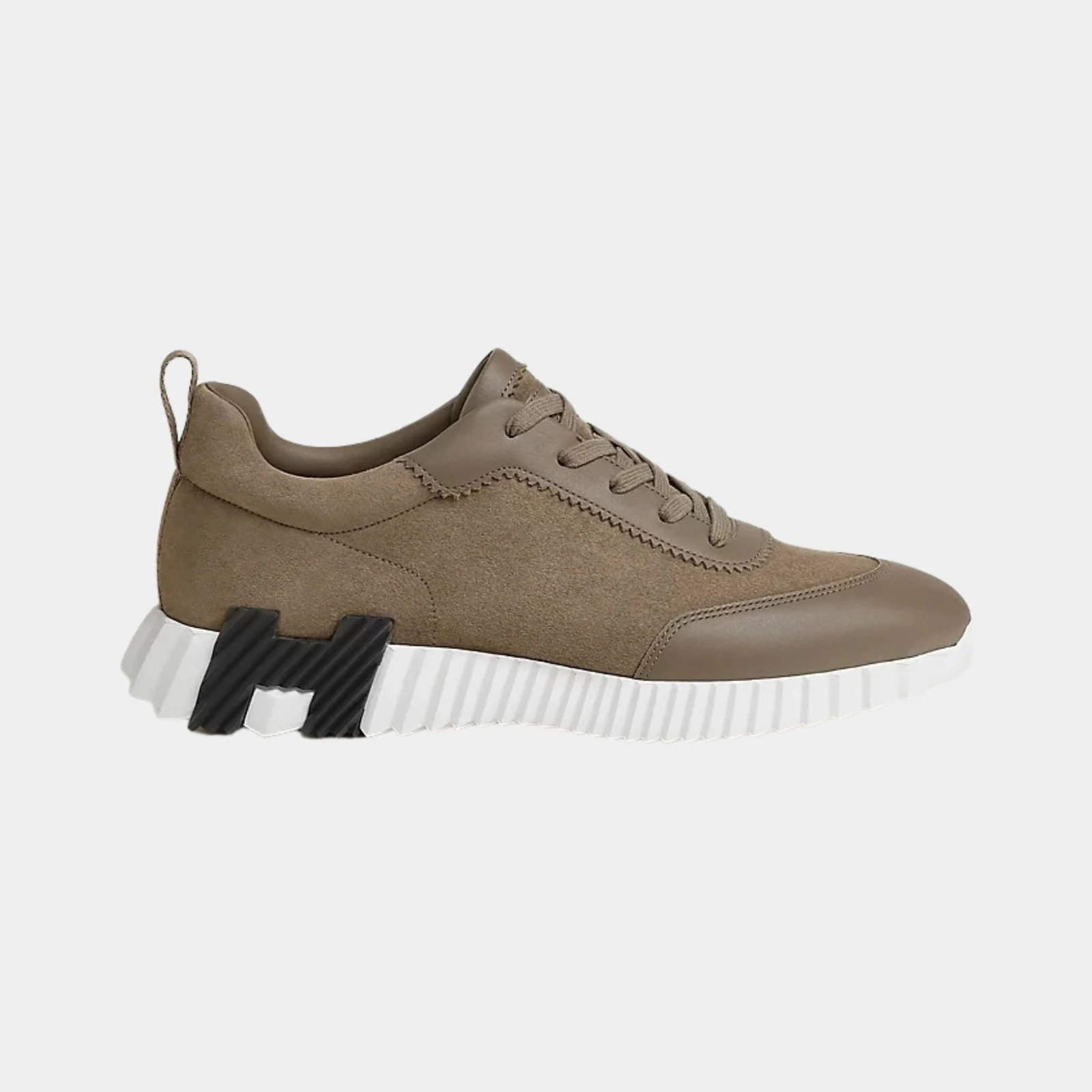 Hermès Bouncing Sneaker in Suede and Calfskin Men