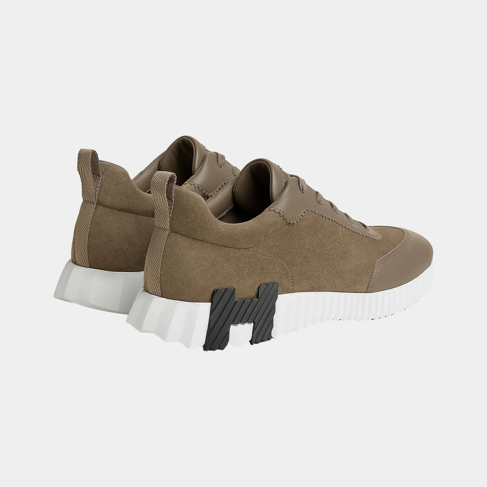 Hermès Bouncing Sneaker in Suede and Calfskin Men