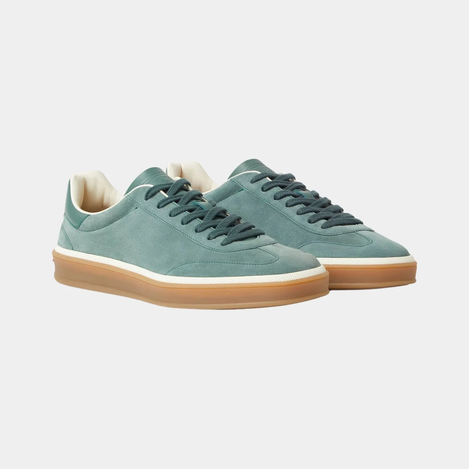 Loro Piana Tennis Walk Sneaker Men Suede Calf Split