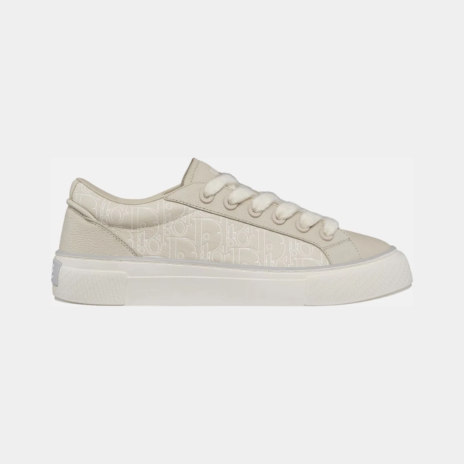 Dior B33 Spin Sneaker In Grained Calfskin And Gravity Outline Leather