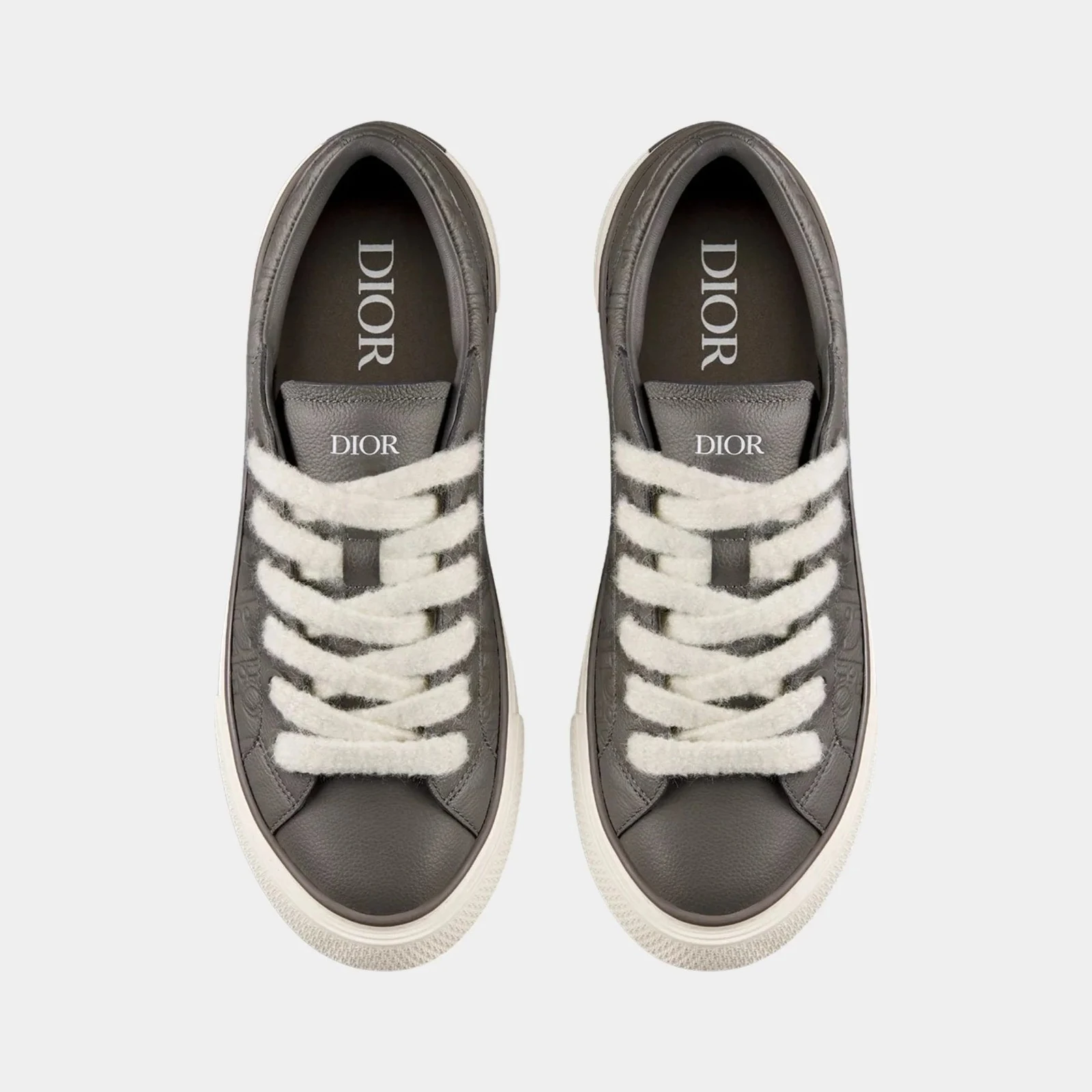 Dior B33 Spin Sneaker In Grained Calfskin And Dior Gravity Leather