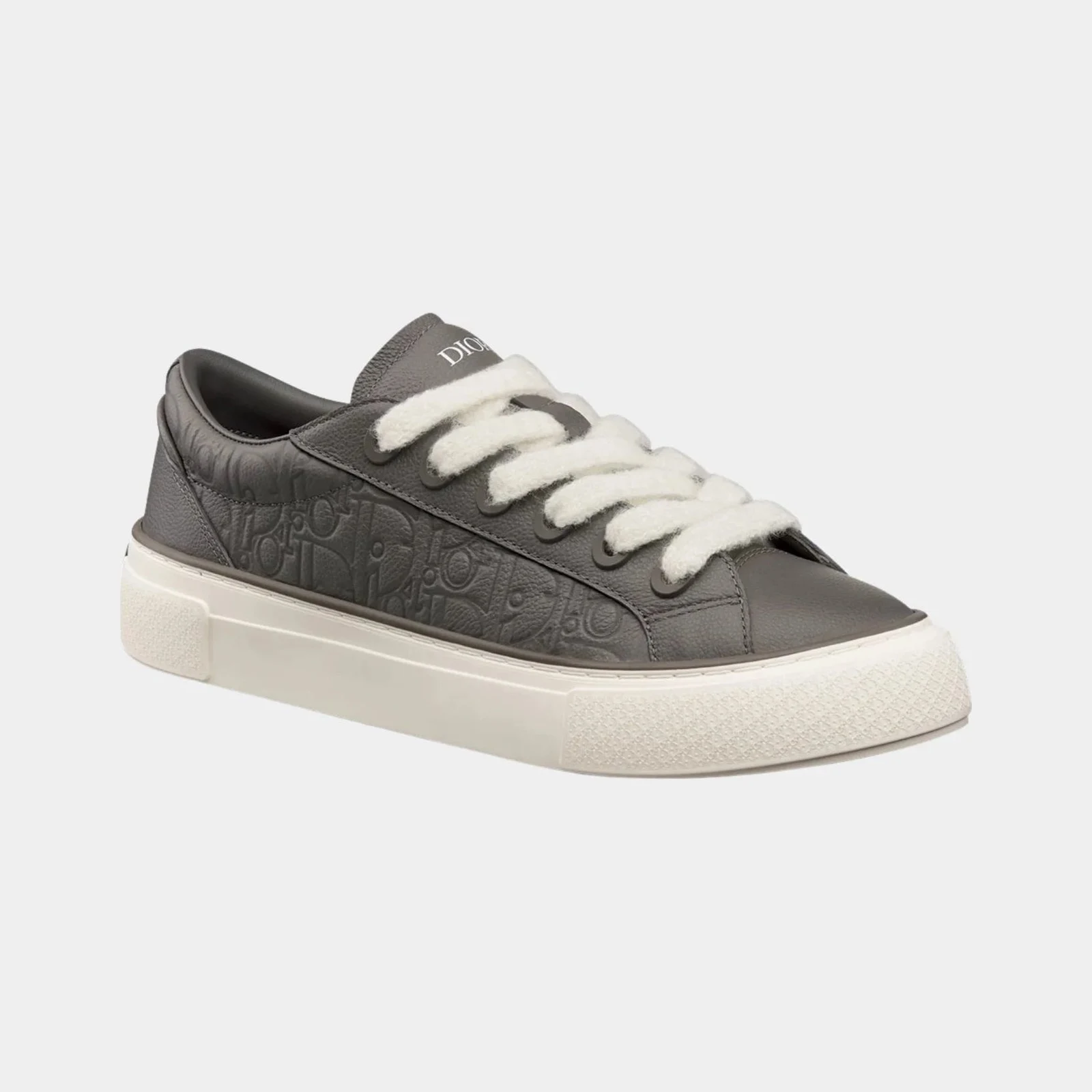 Dior B33 Spin Sneaker In Grained Calfskin And Dior Gravity Leather