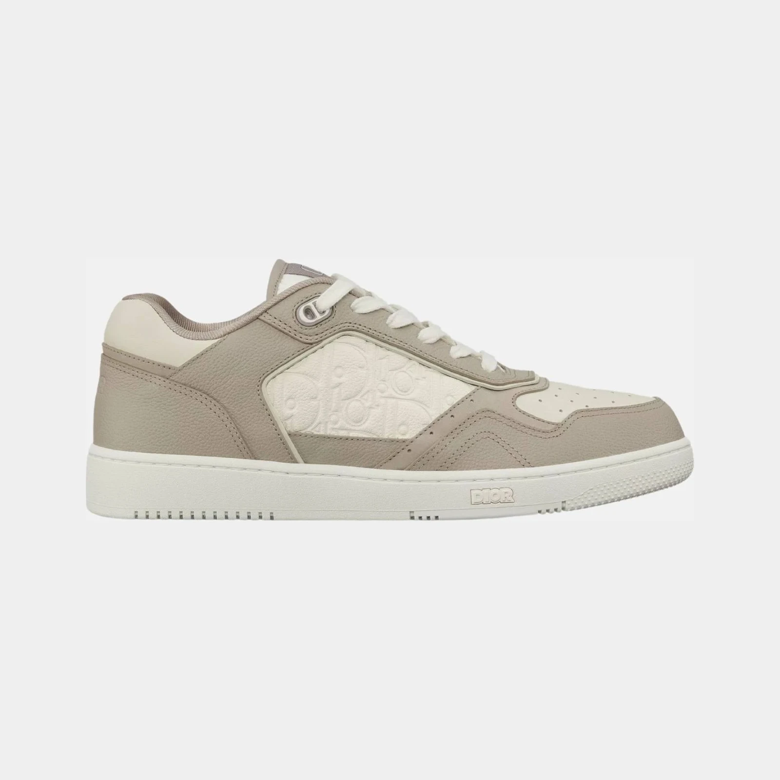 Dior B27 Uptown Low Top Sneaker In Grained Calfskin With Gravity Leather