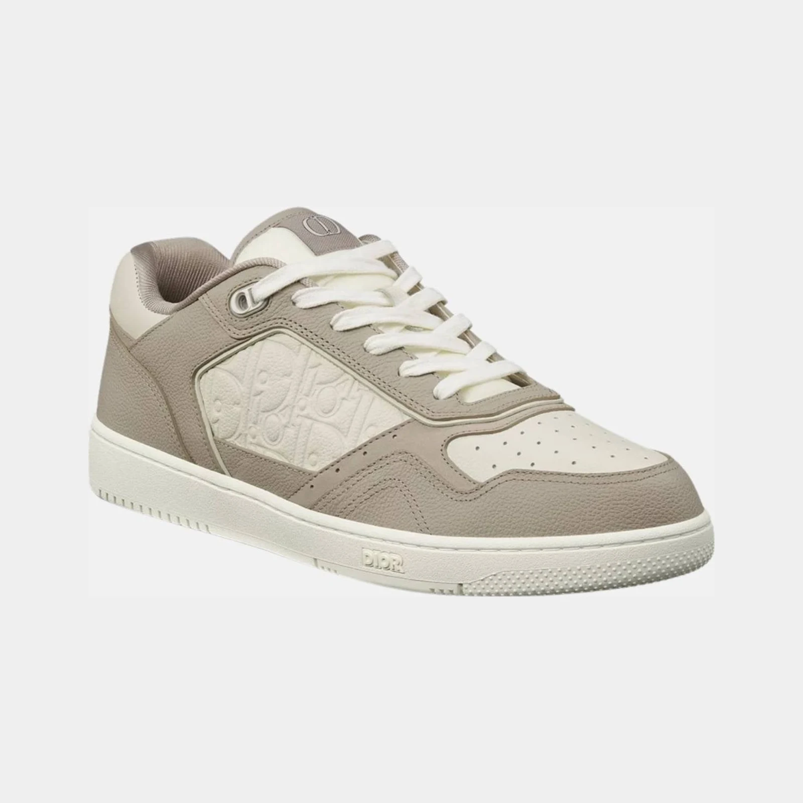 Dior B27 Uptown Low Top Sneaker In Grained Calfskin With Gravity Leather