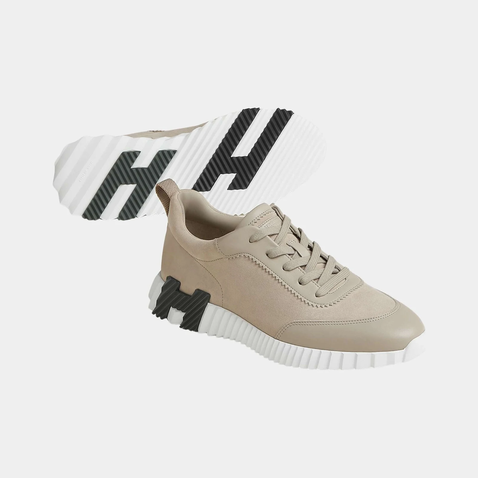 Hermès Bouncing Sneaker Suede and Calfskin Men