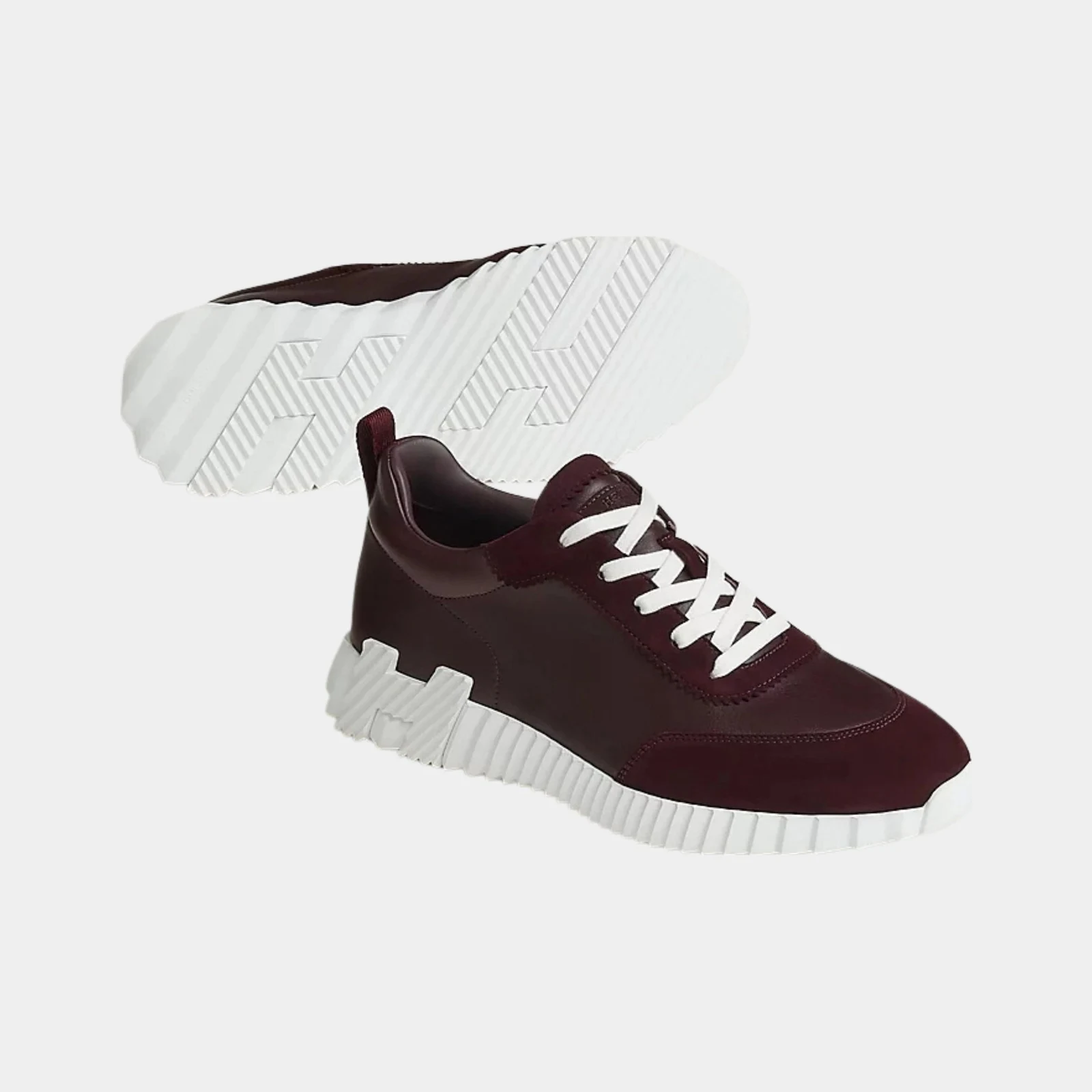 Hermès Bouncing Sneaker Suede Toe Cap Calfskin Men