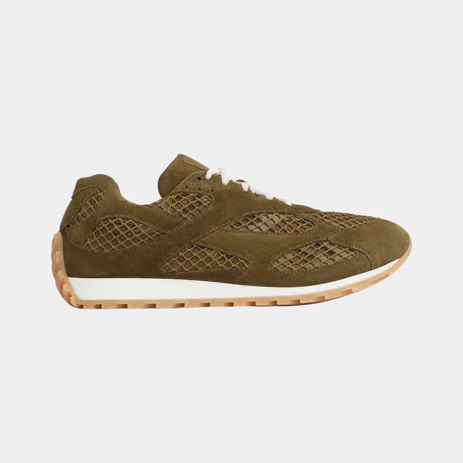 Bottega Veneta Orbit Runner Sneaker Suede and Technical Mesh Men