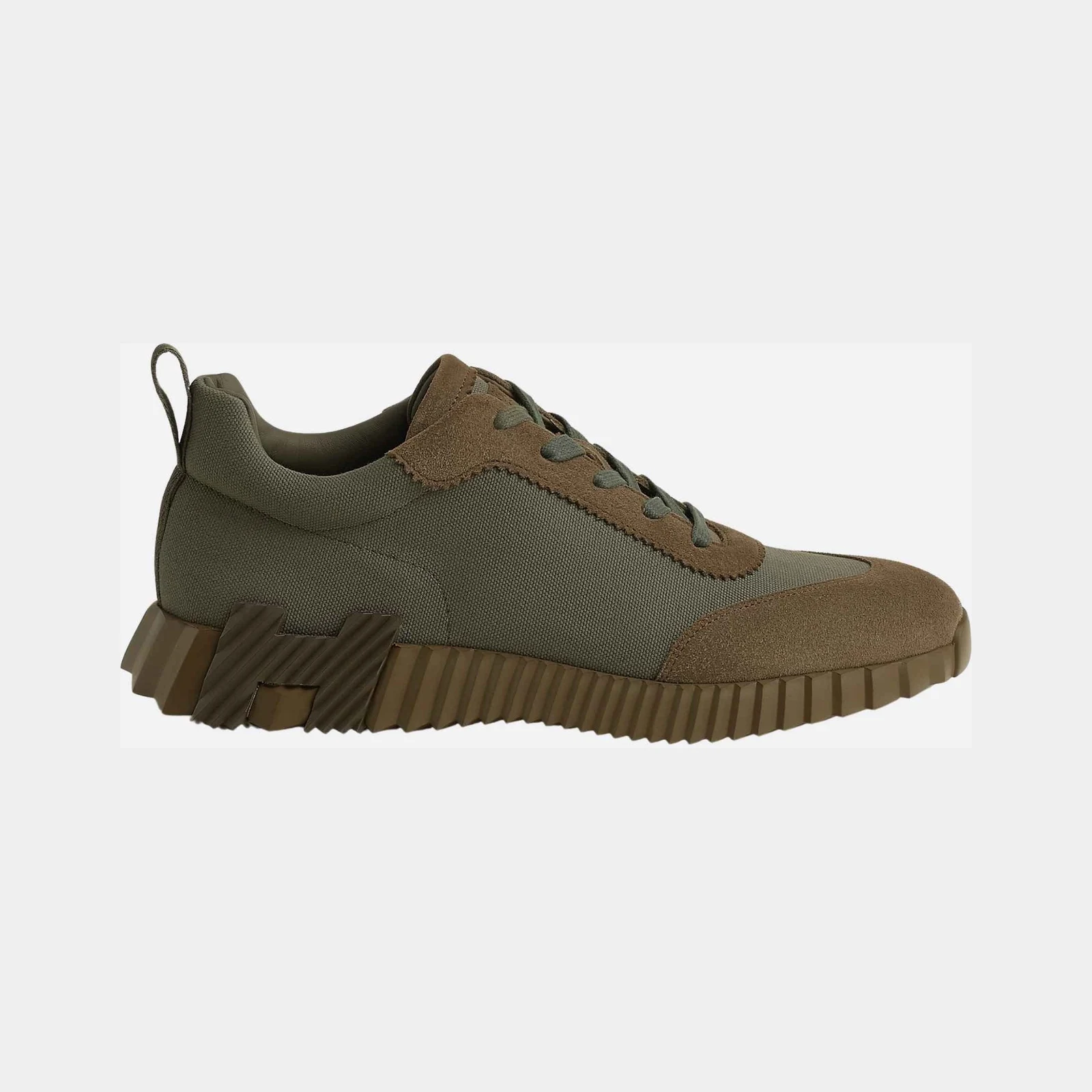 Hermès Bouncing Sneaker Cotton Canvas Suede Men