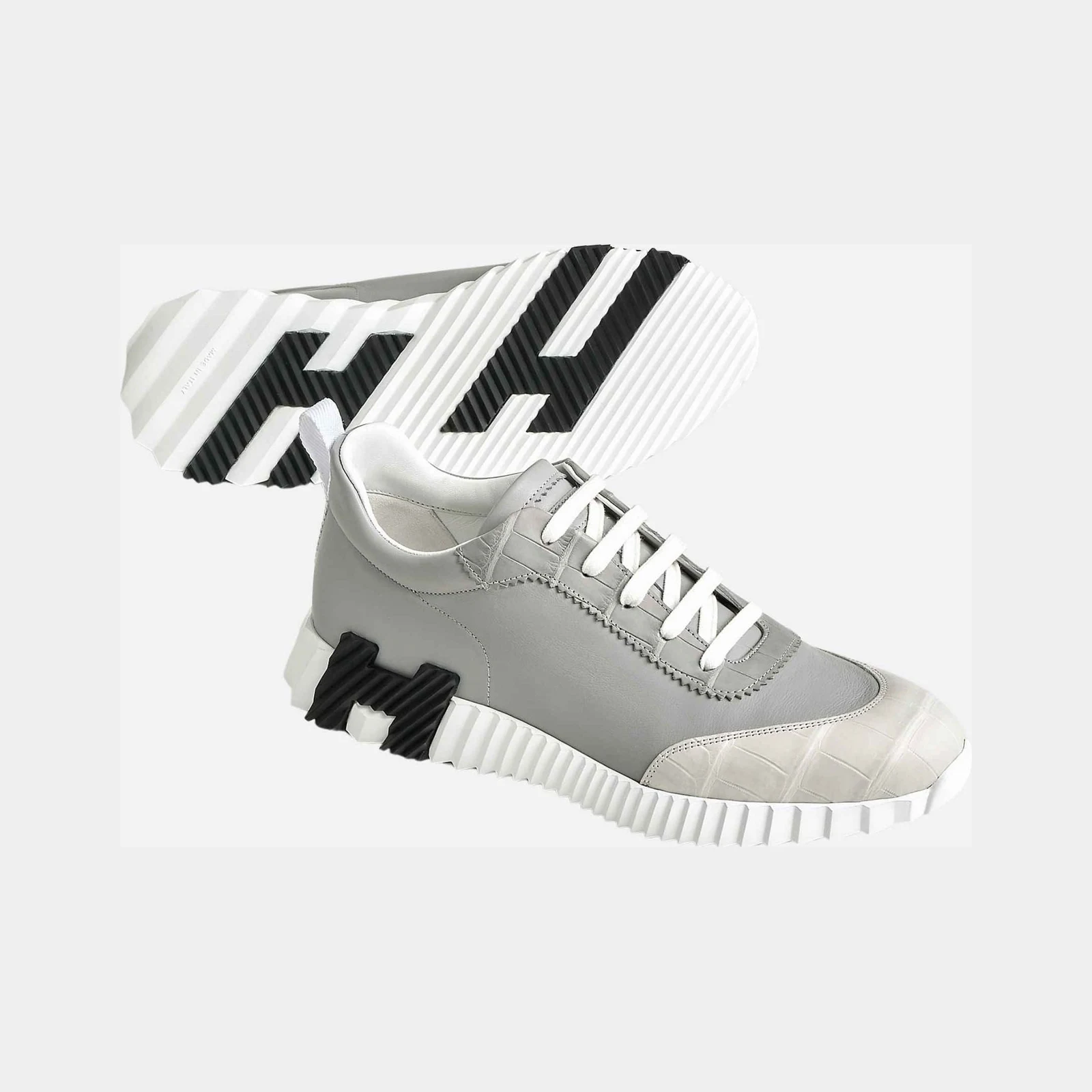 Hermès Bouncing Sneaker Calfskin Matte Niloticus Crocodile