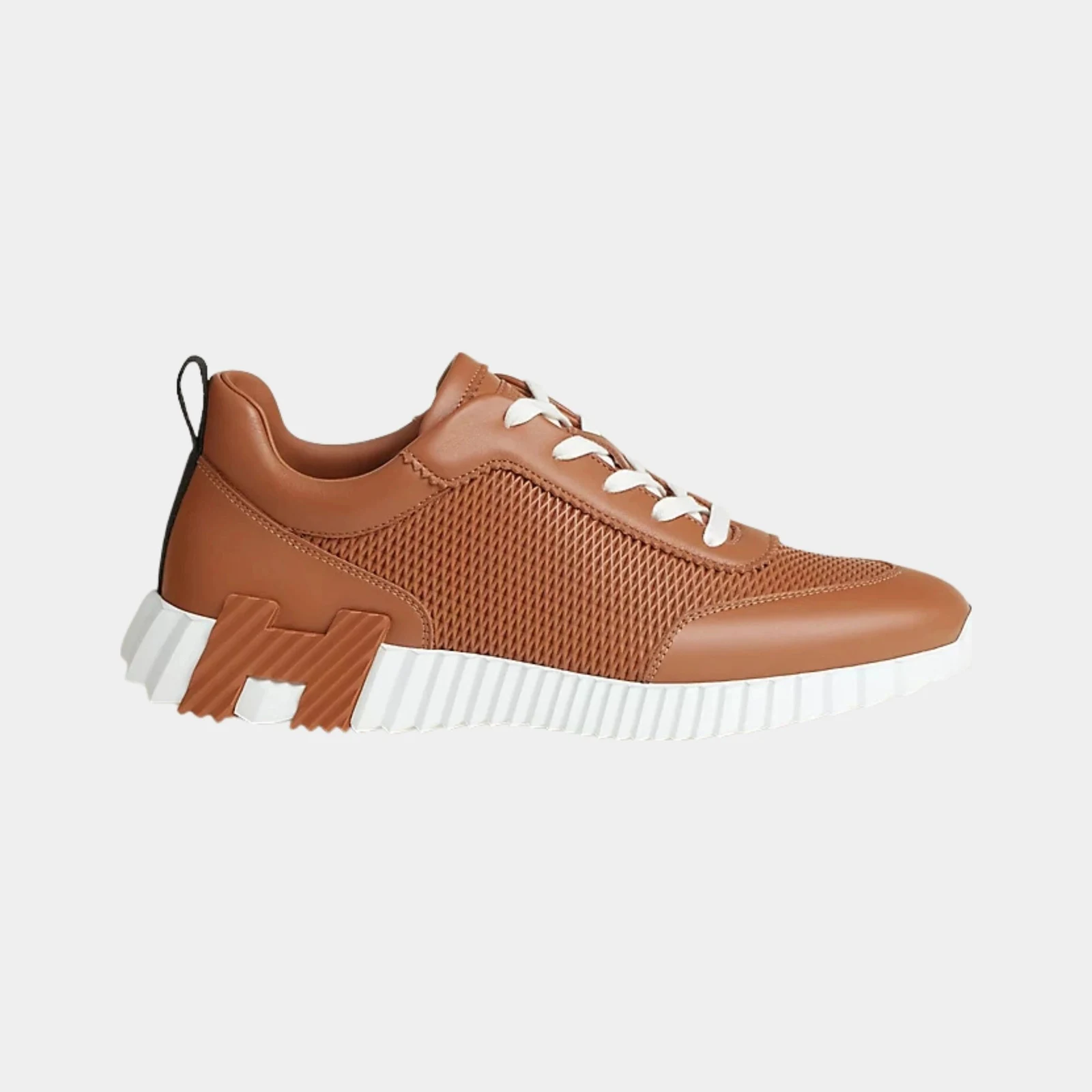 Hermès Bouncing Sneaker in Graphic Calfskin And Calfskin