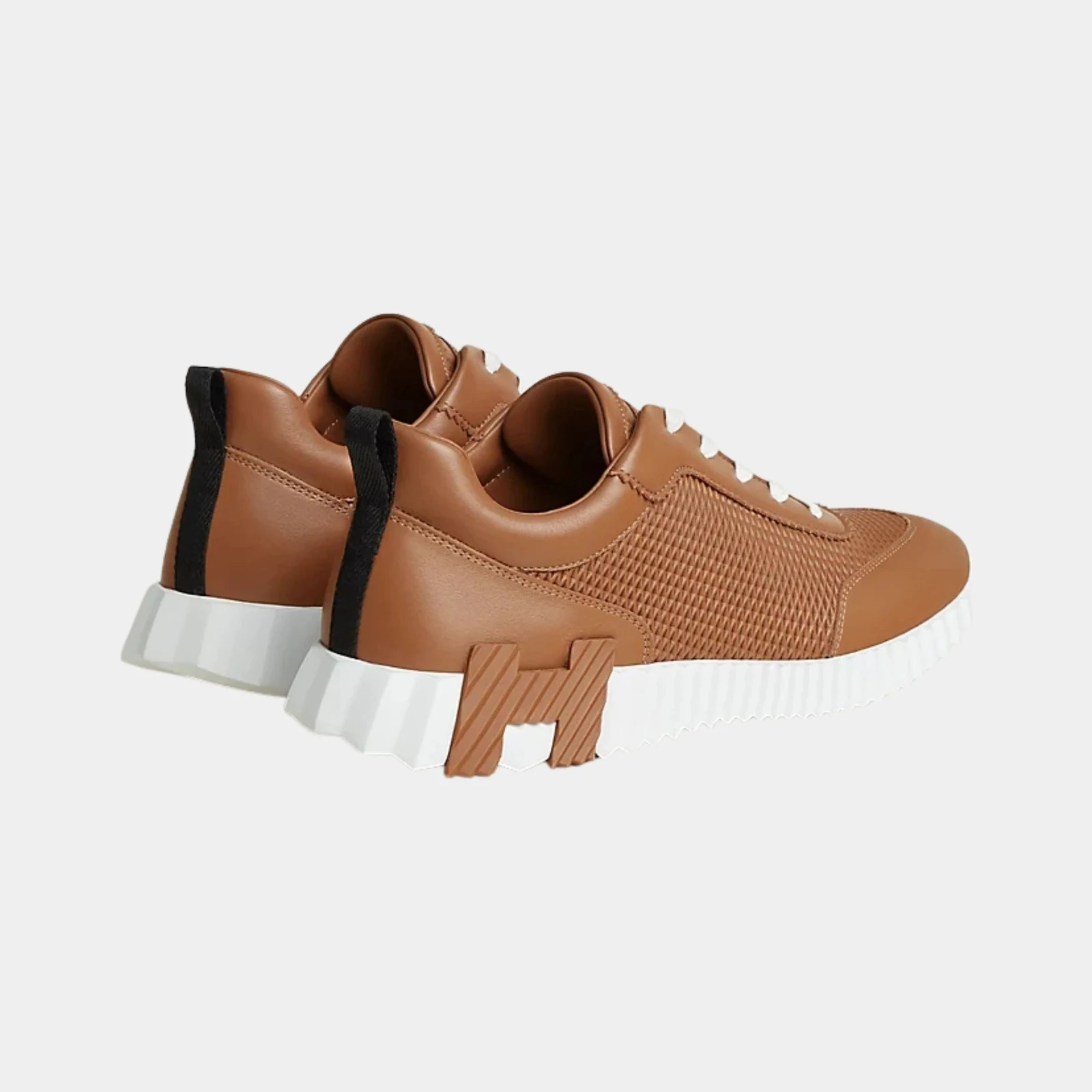 Hermès Bouncing Sneaker in Graphic Calfskin And Calfskin