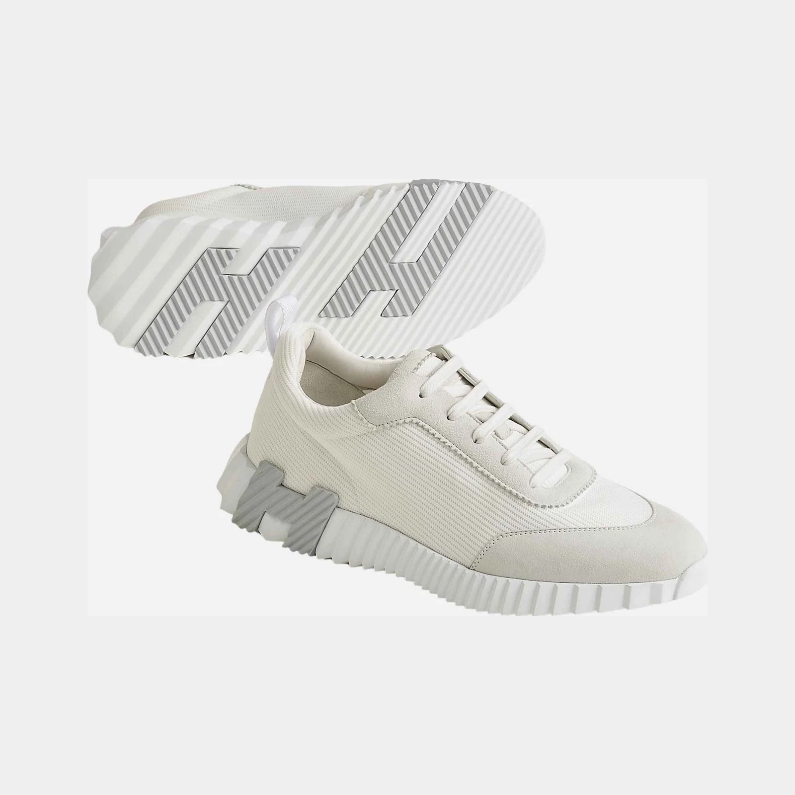 Hermès Bouncing Sneaker Technical Mesh and Suede Men