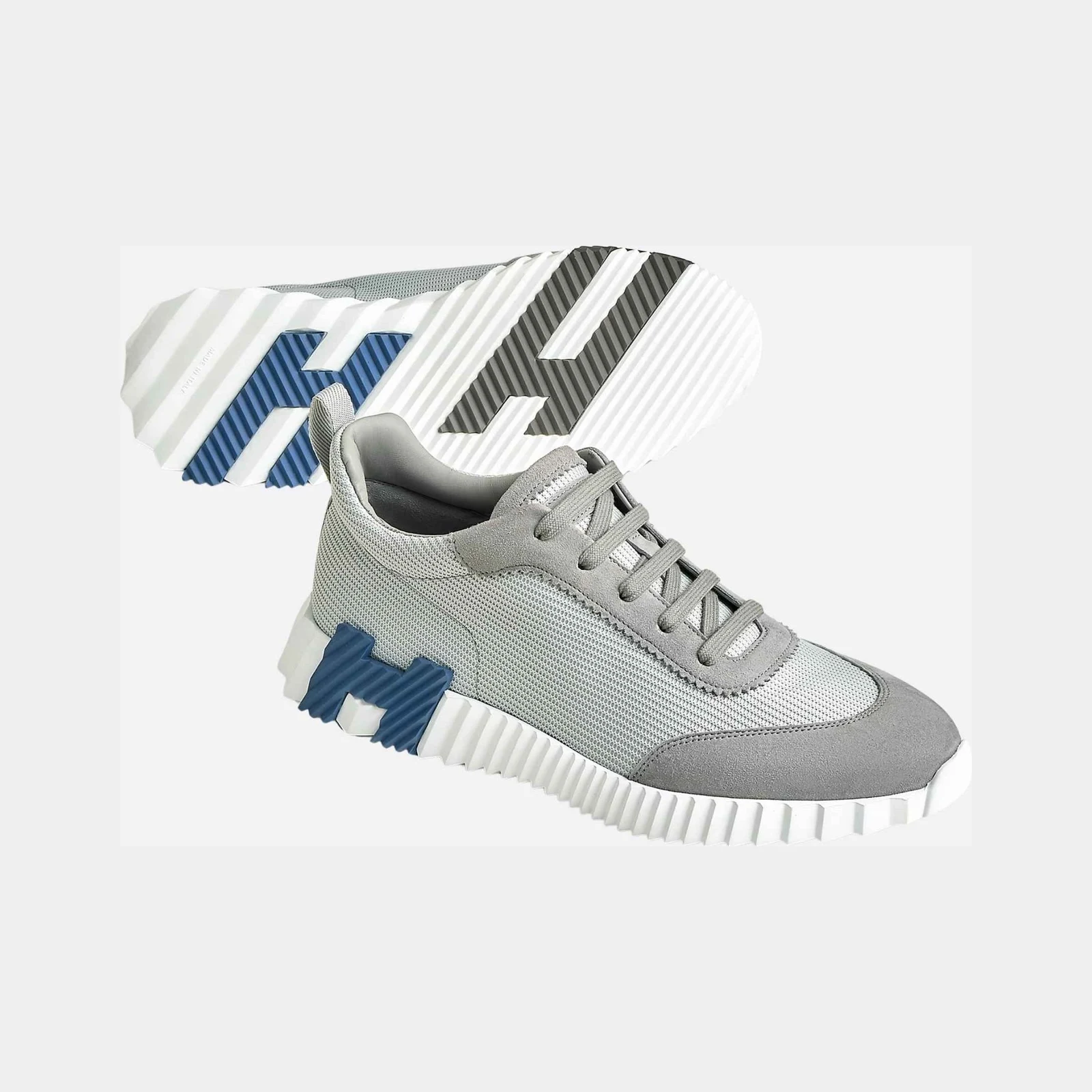 Hermès Bouncing Sneaker Technical Mesh and Suede Men